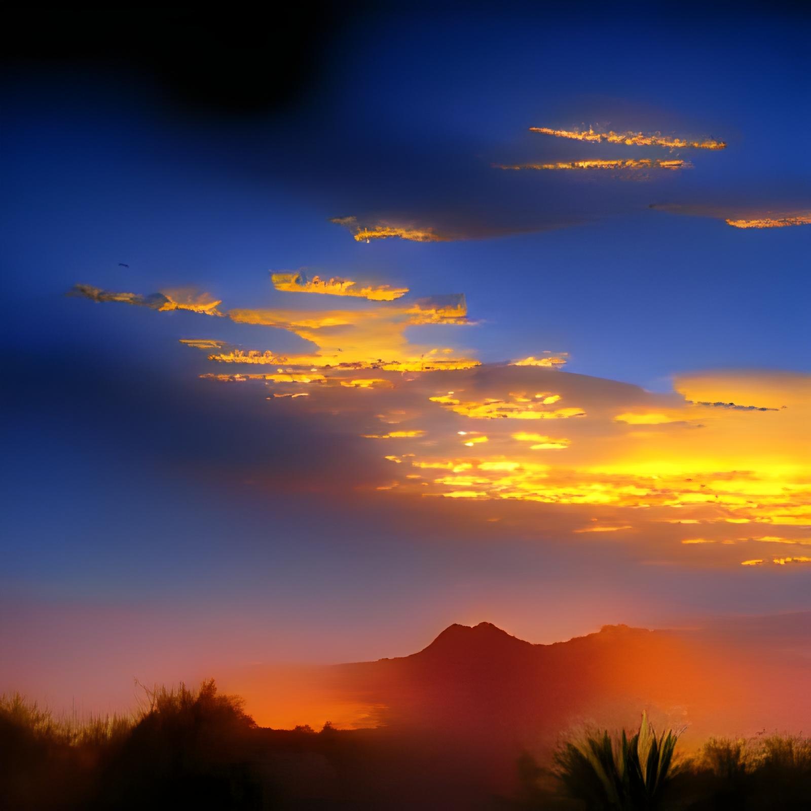 Desert Dusk-Goodnight Kiss