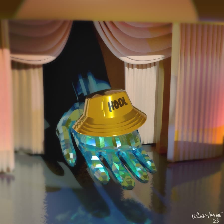 DIAMOND HAND HODLER – by u/Lion-Hermit