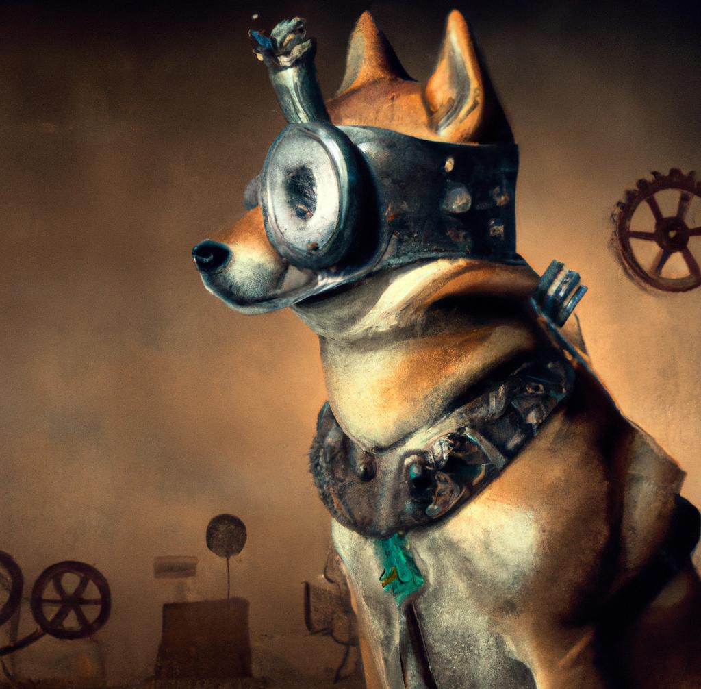 Shiba Inu Steam Punk