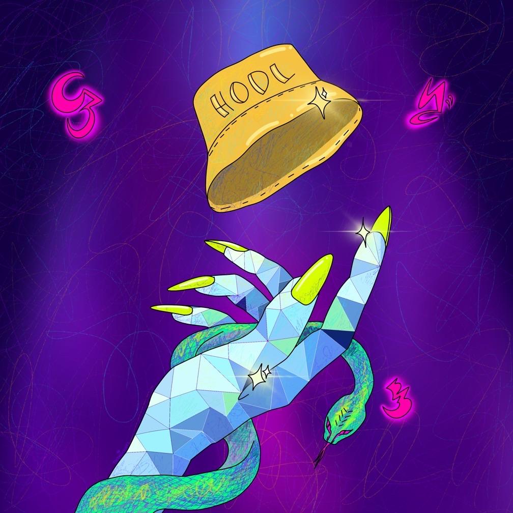DIAMOND HAND HODLER – by u/tinymischiefs
