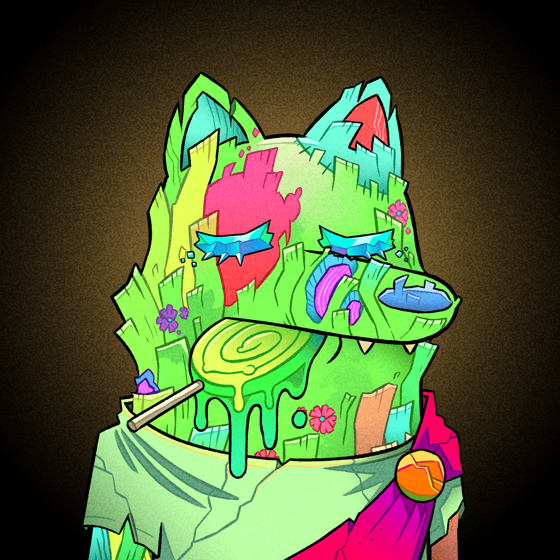 Trippy Wolves #1472