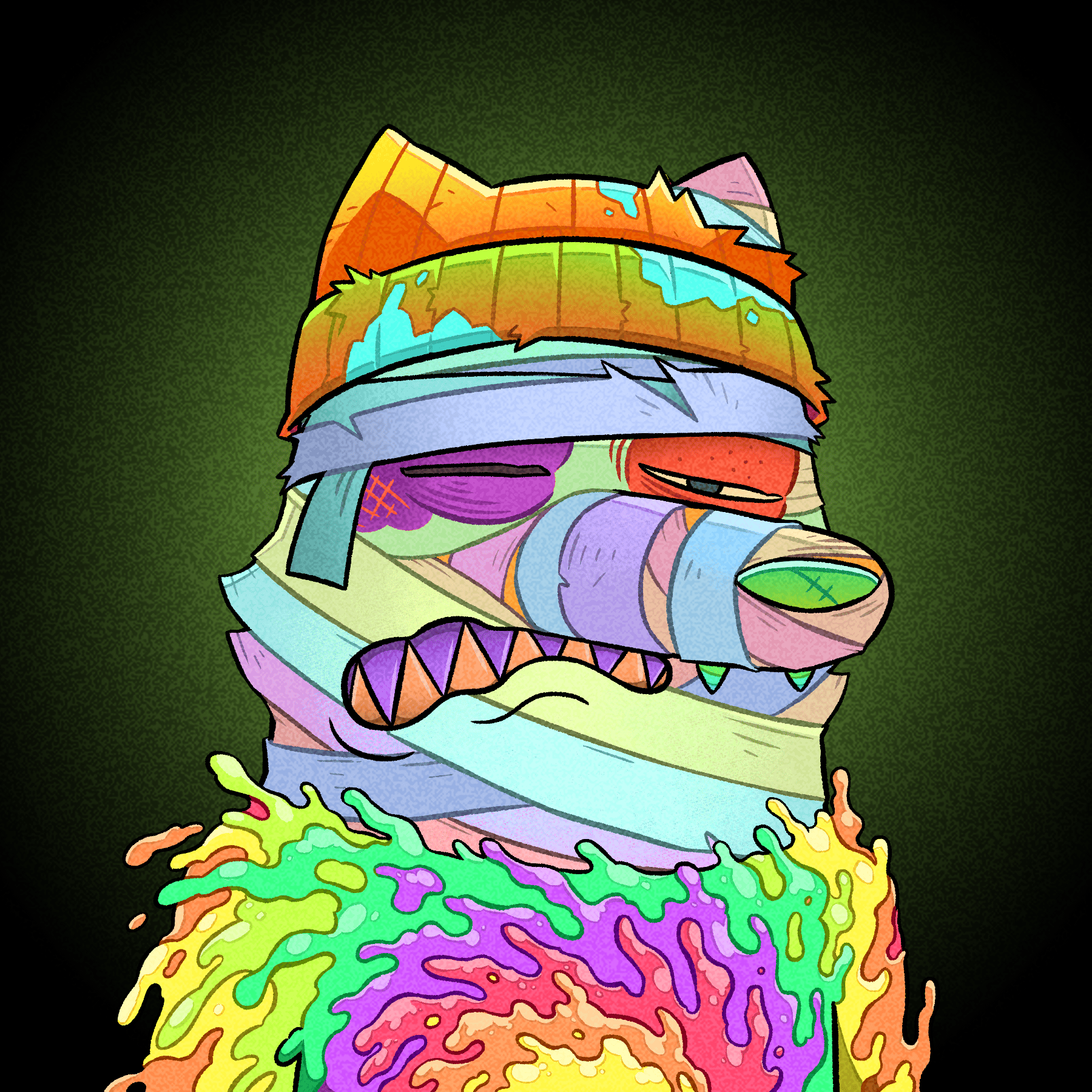 Trippy Wolves #1508