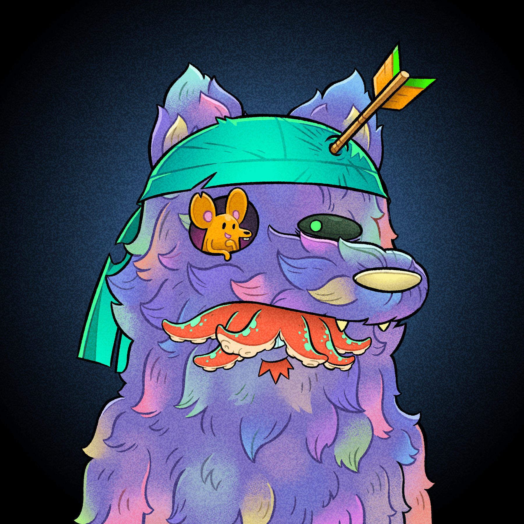 Trippy Wolves #1514