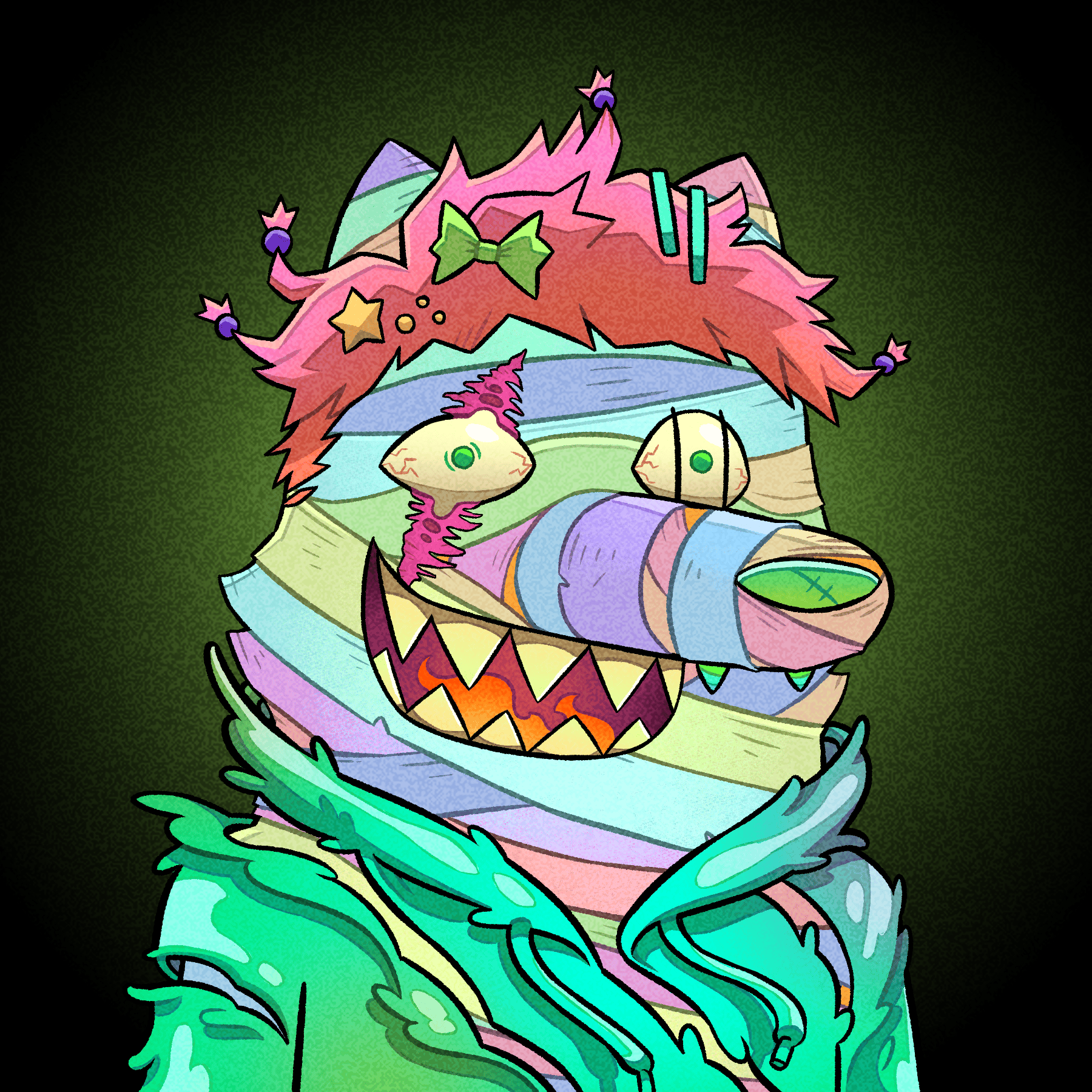 Trippy Wolves #1624