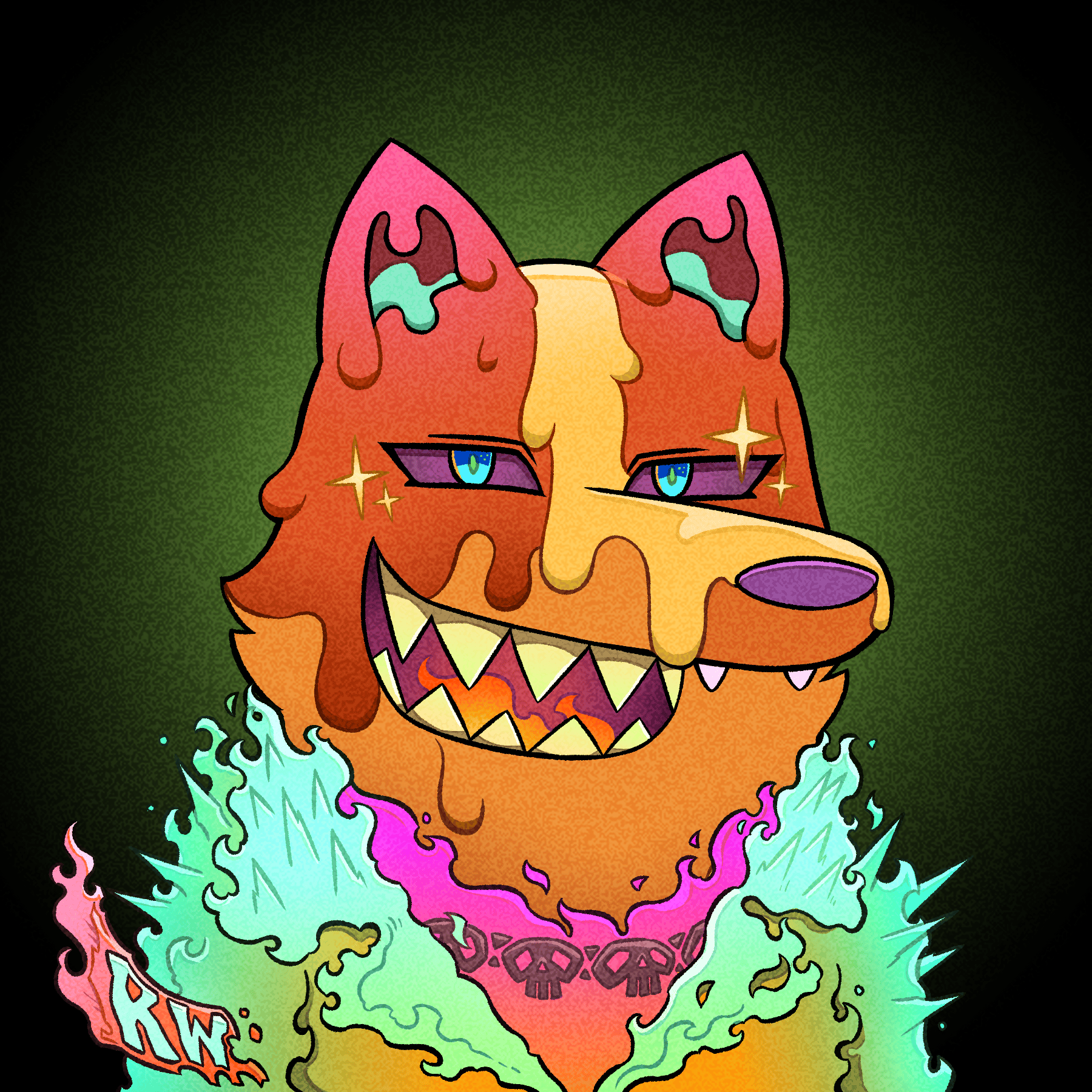 Trippy Wolves #1634