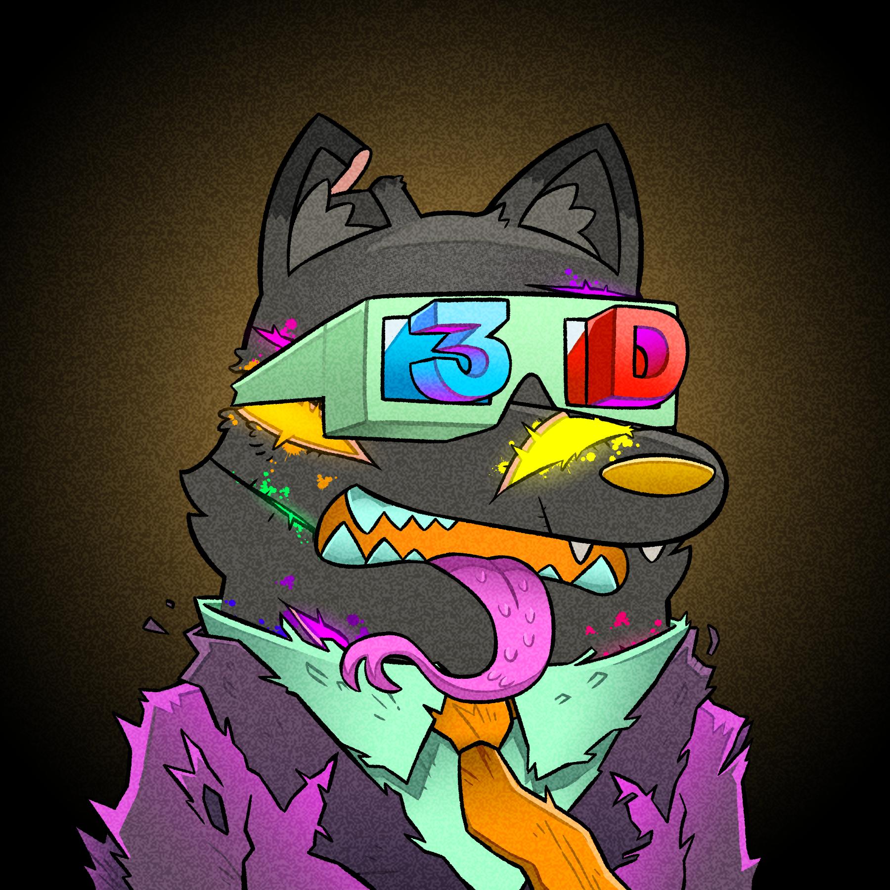 Trippy Wolves #1757