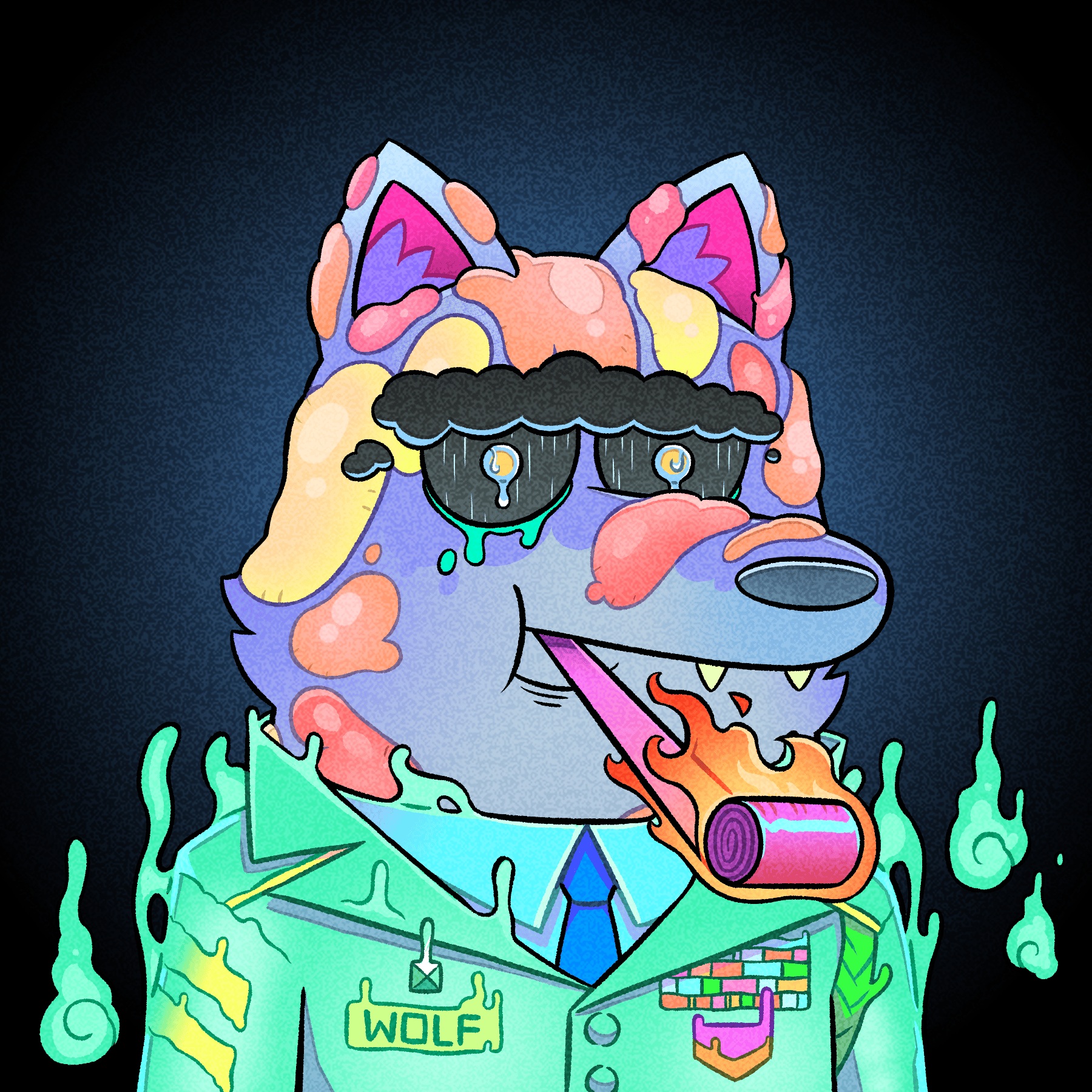 Trippy Wolves #1824