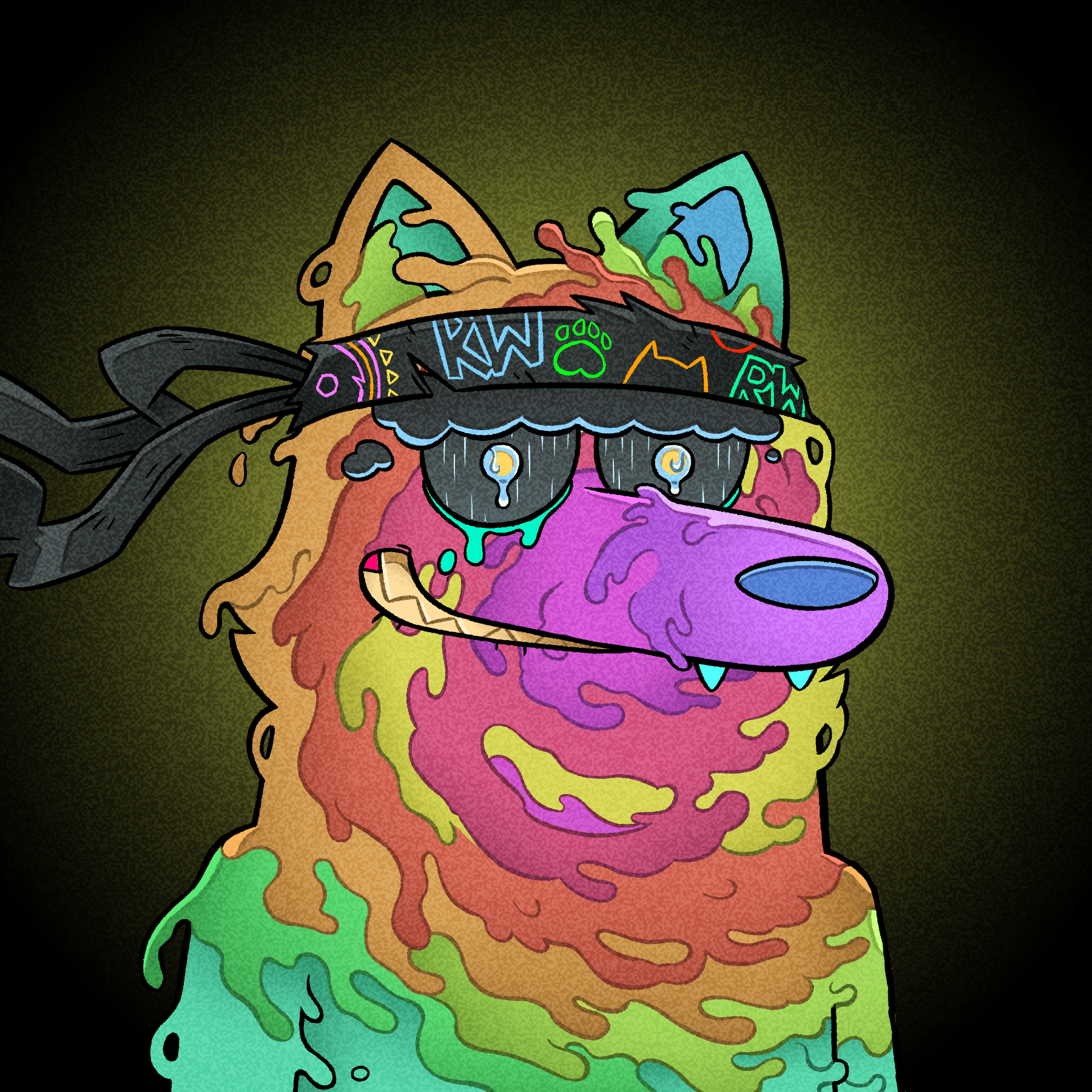 Trippy Wolves #2171
