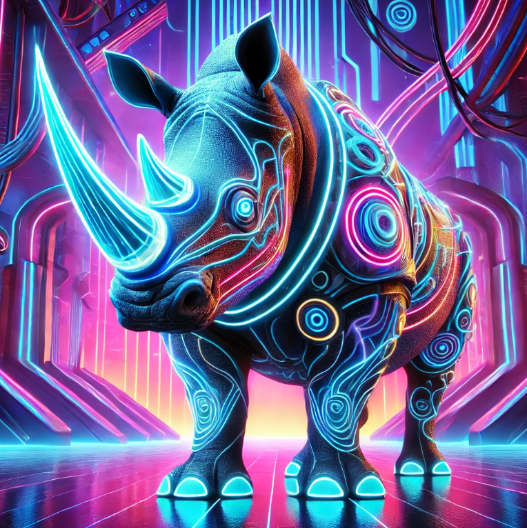 Ralph Rhino NeonEVM Theme
