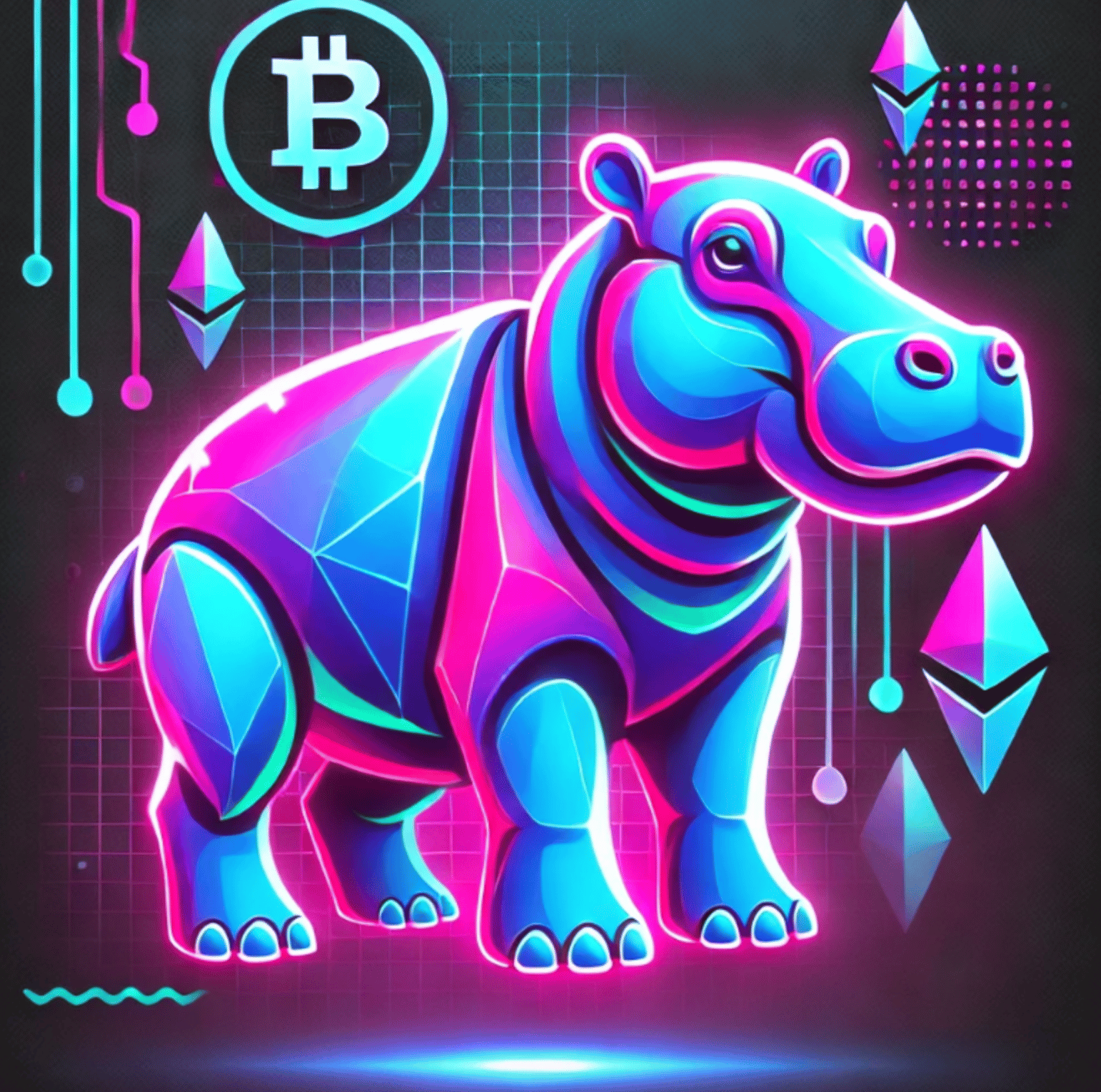 Harvey Hippo NeonEVM Theme