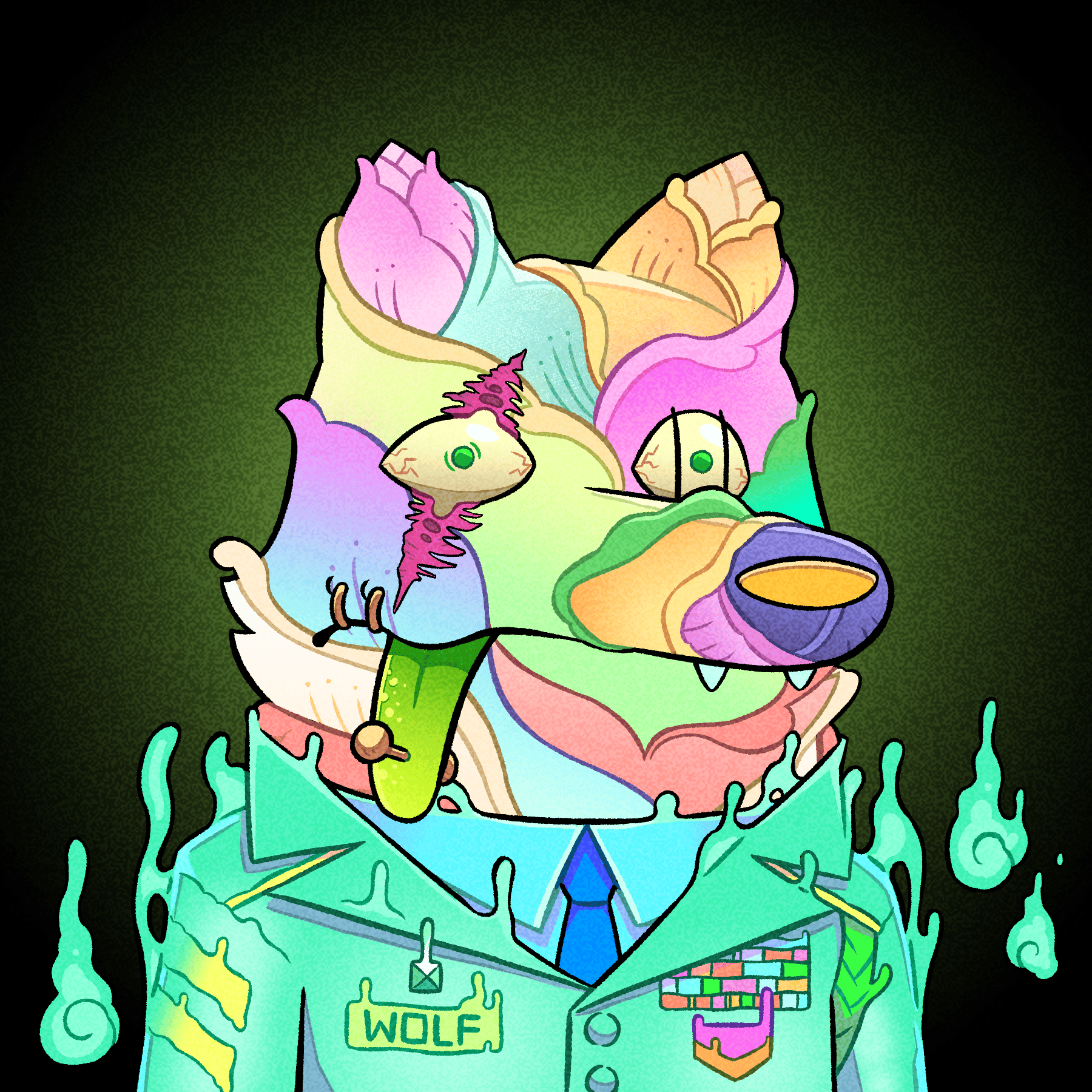 Trippy Wolves #1011