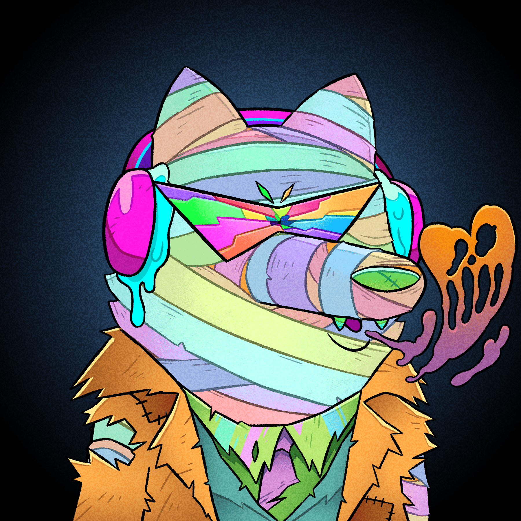 Trippy Wolves #1036