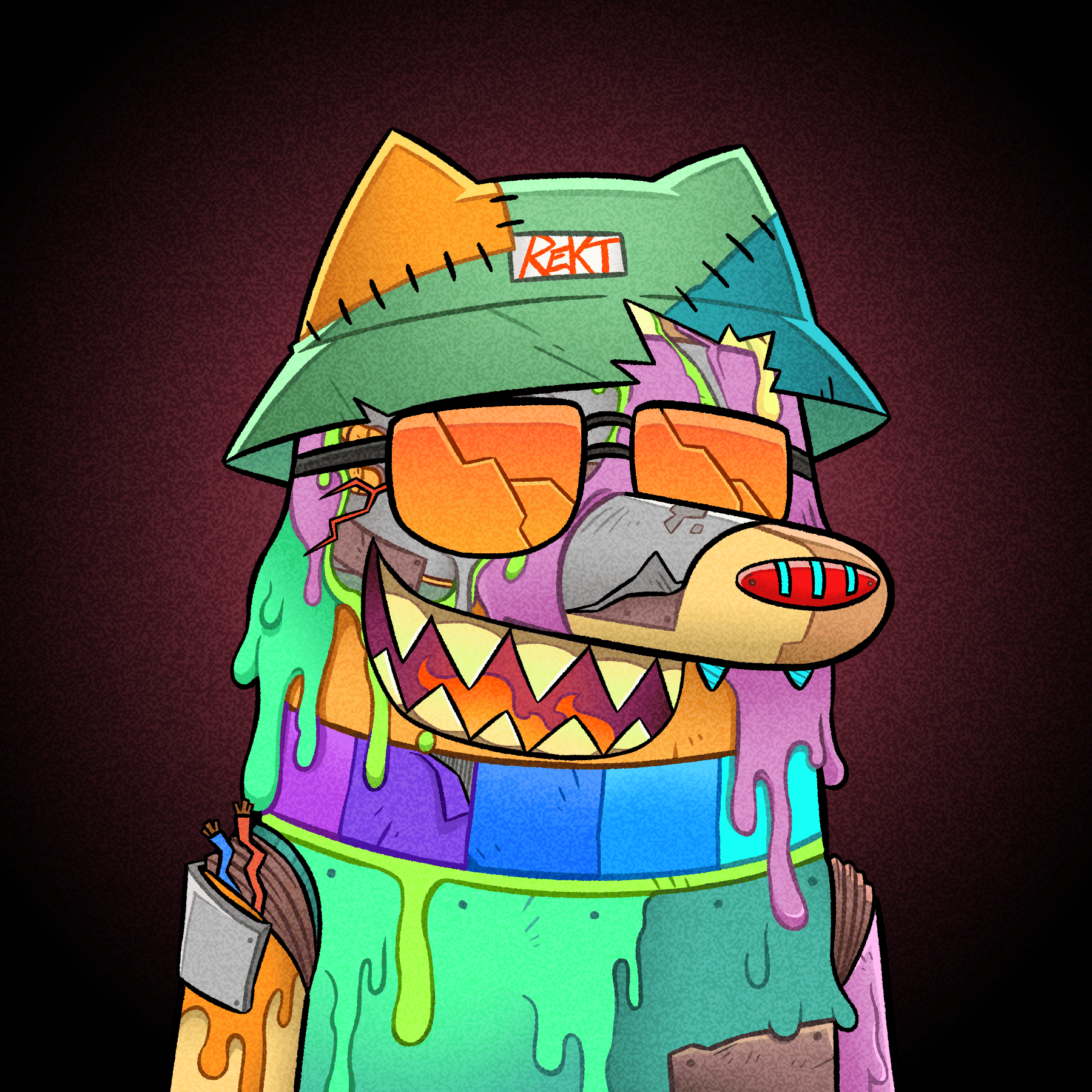 Trippy Wolves #188