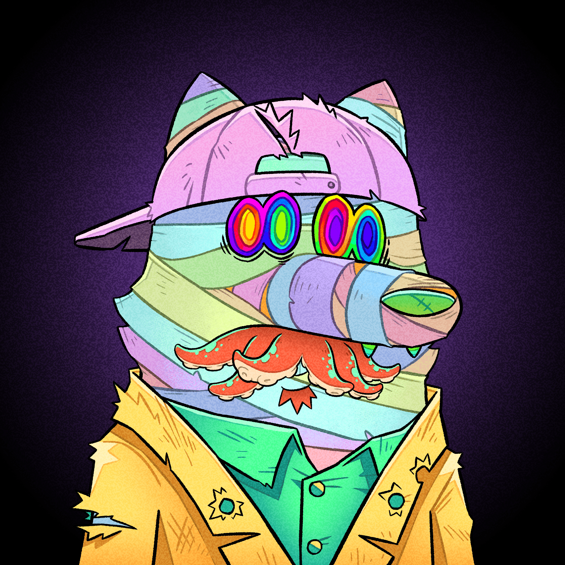 Trippy Wolves #198