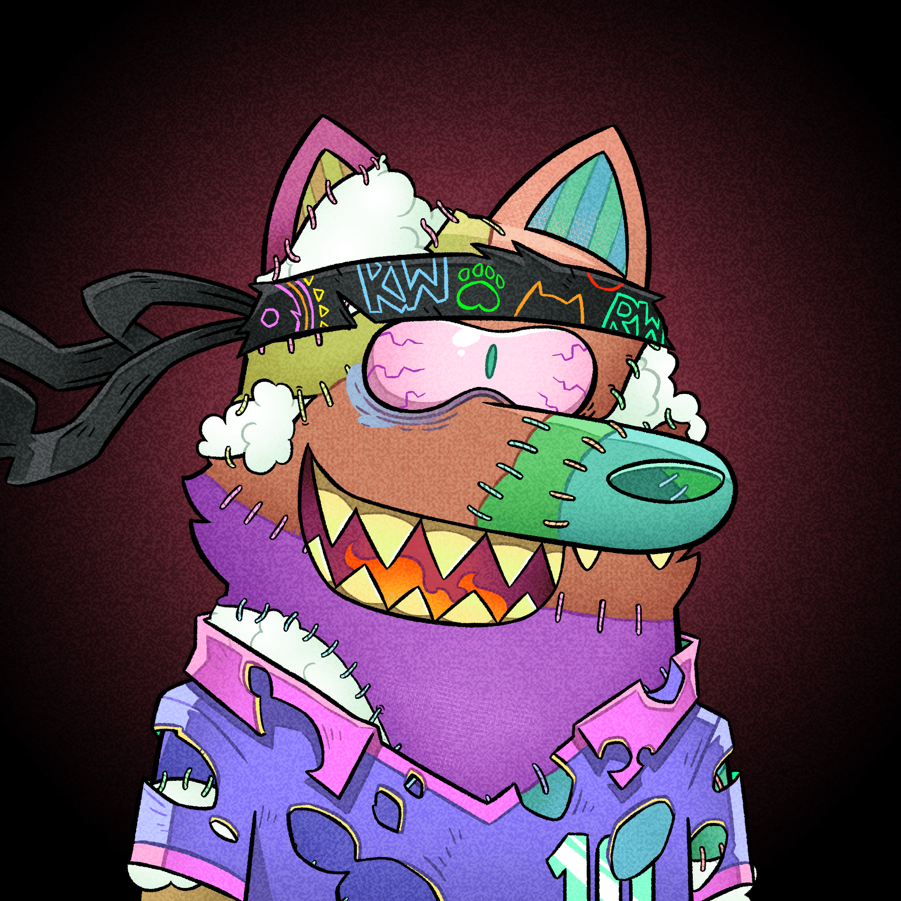 Trippy Wolves #263