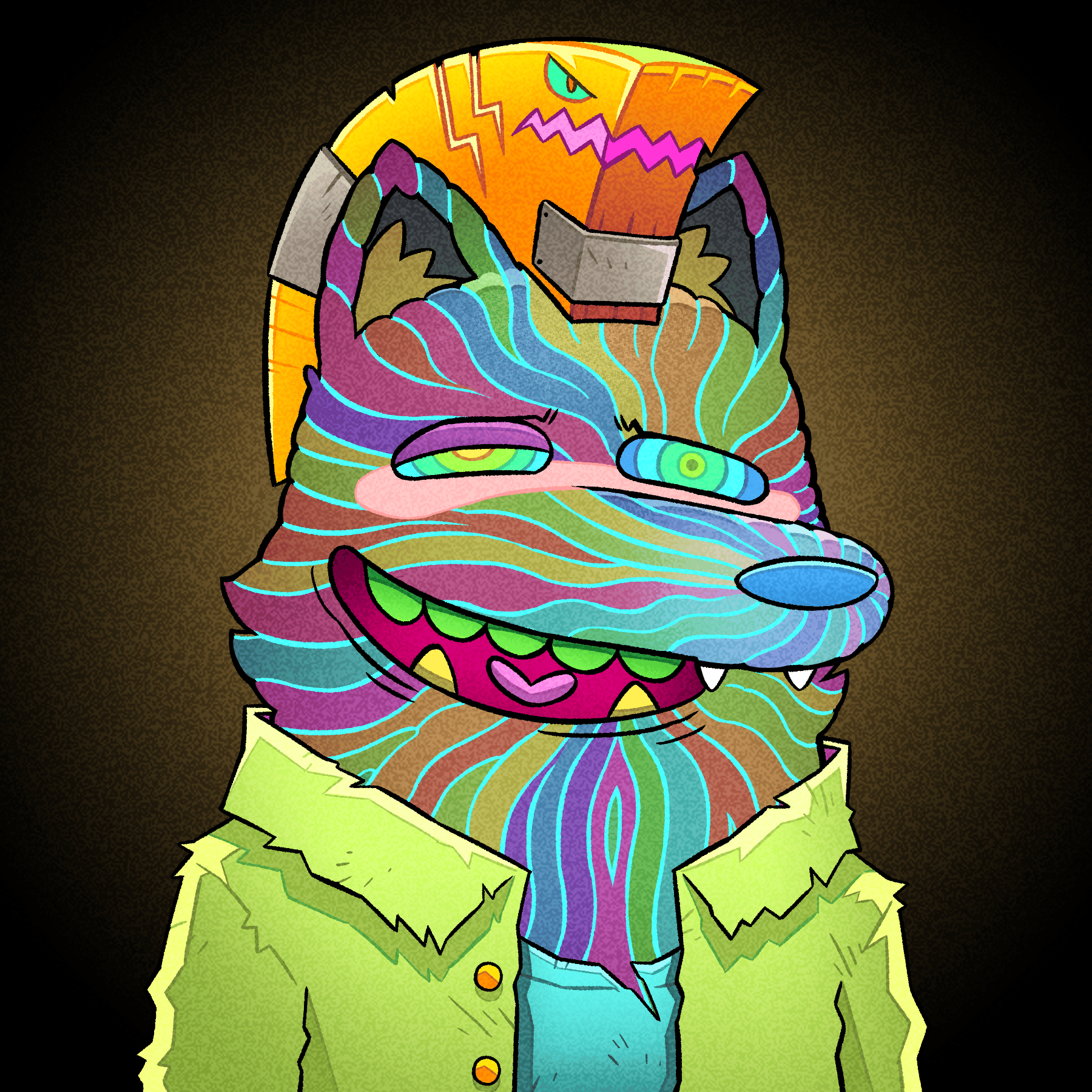 Trippy Wolves #522