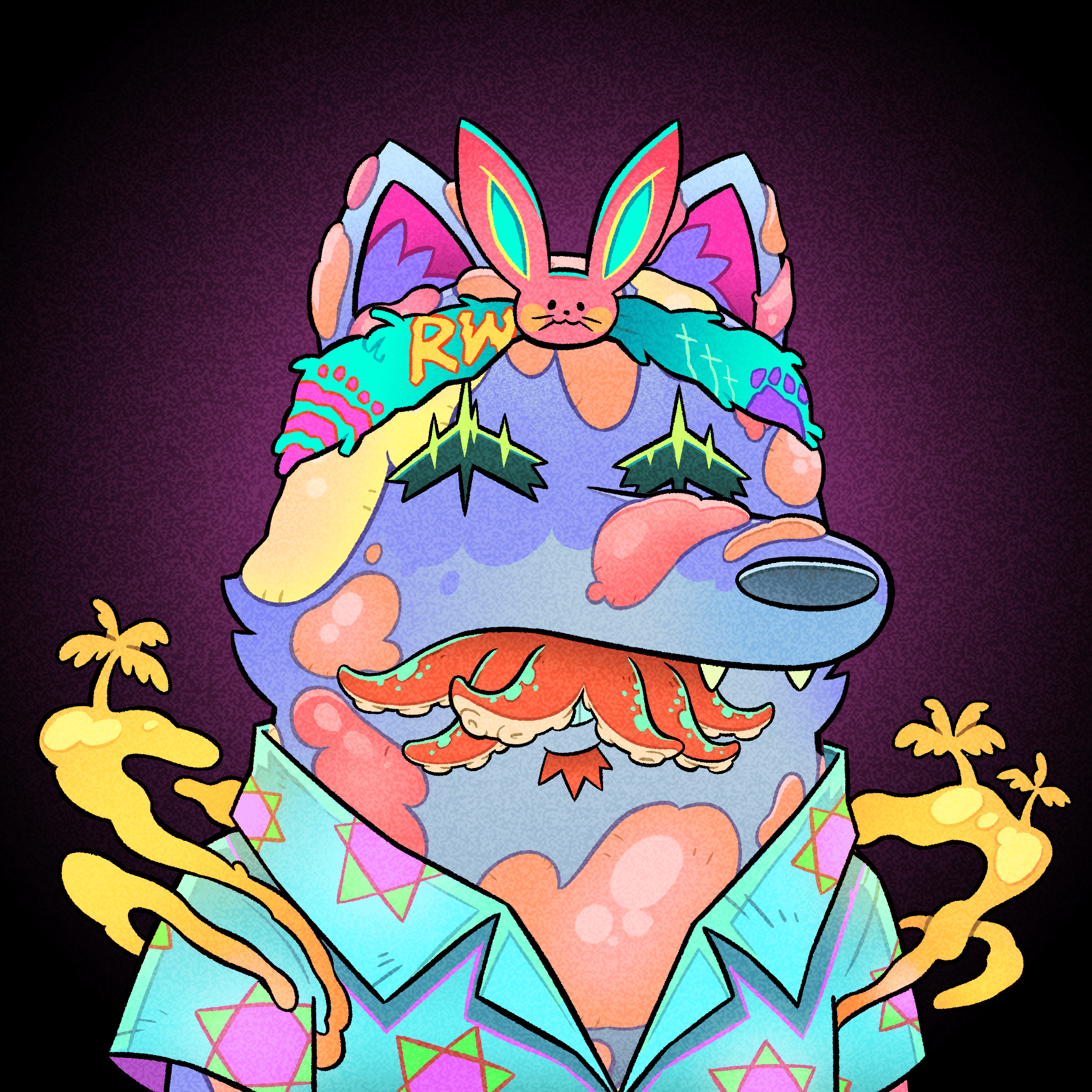 Trippy Wolves #588