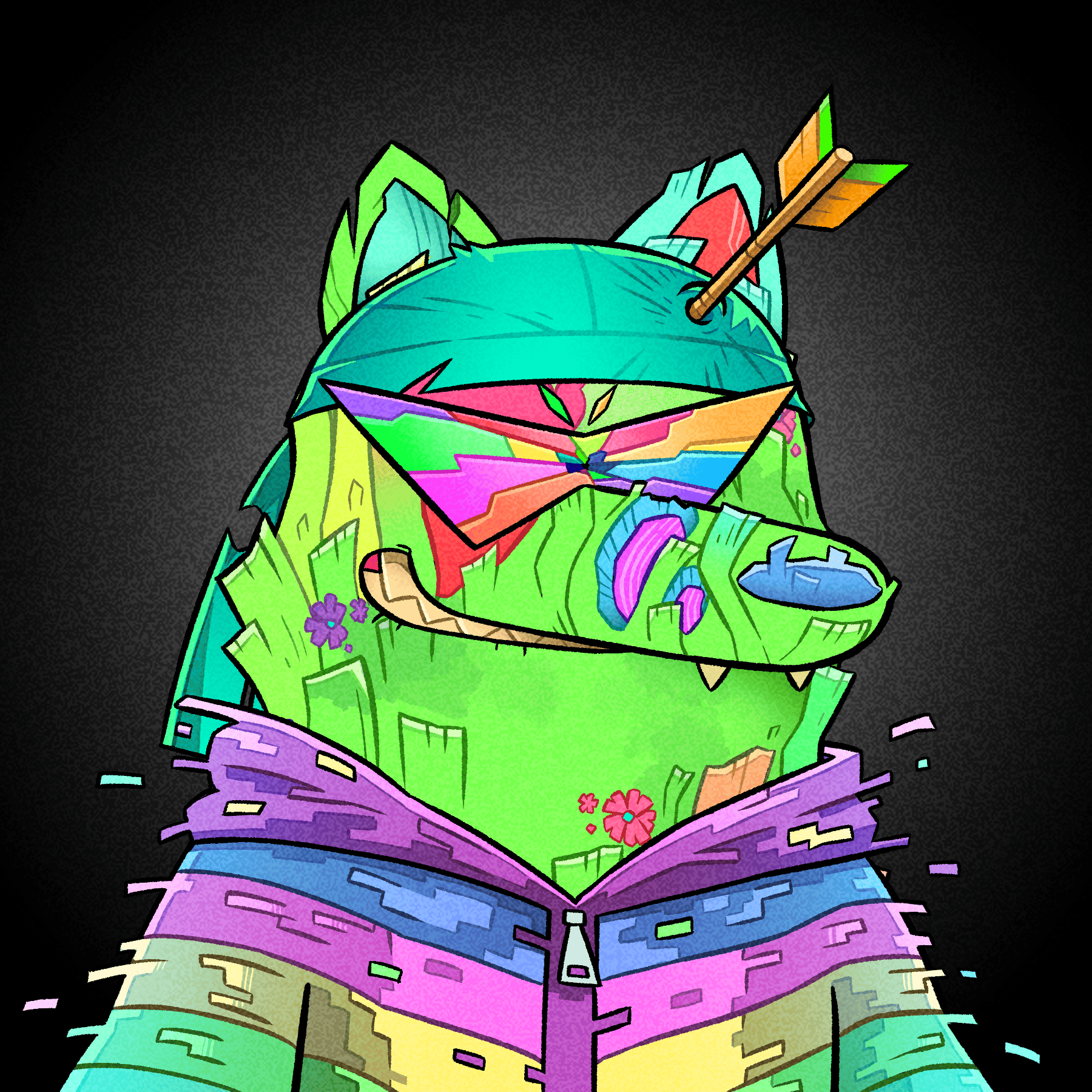 Trippy Wolves #663