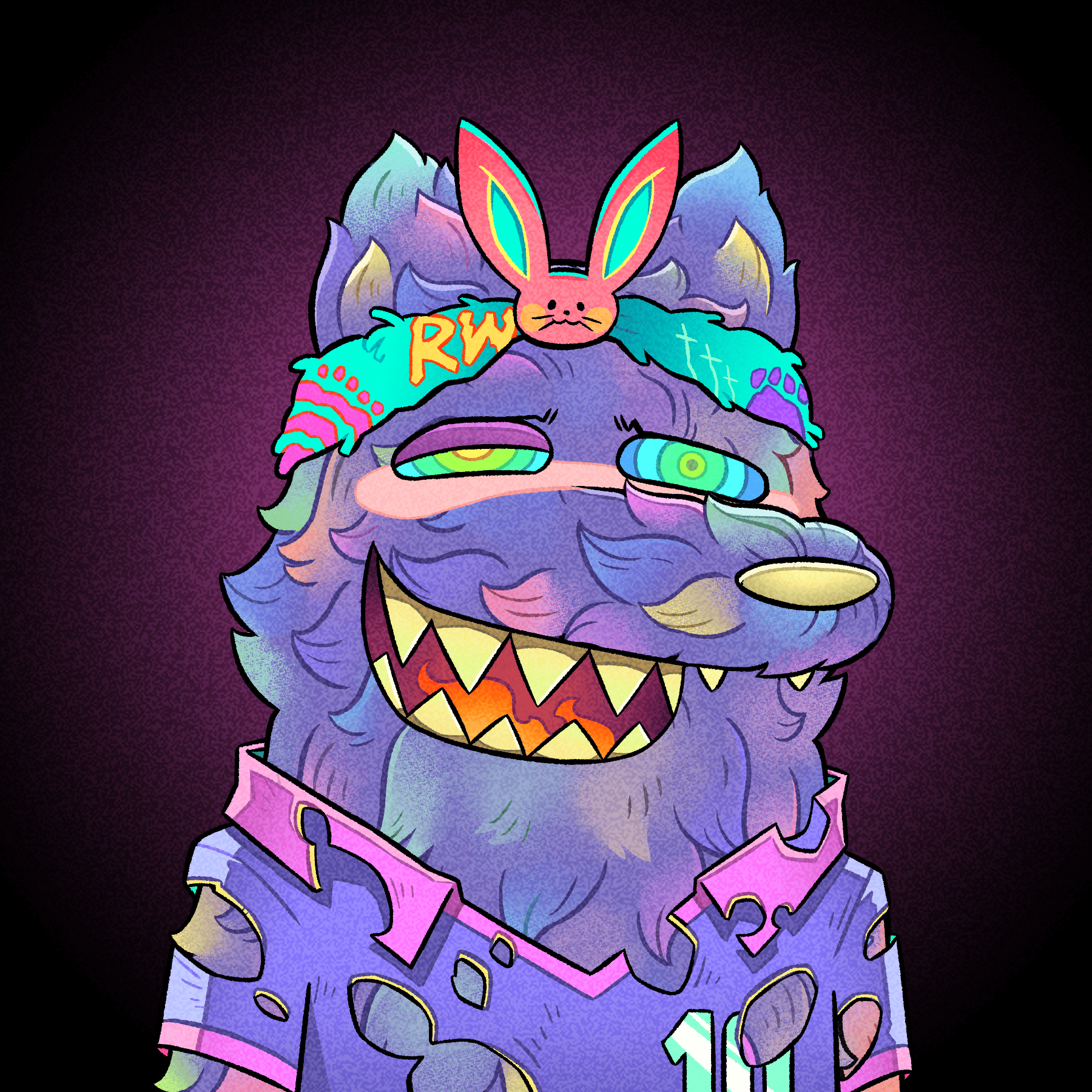 Trippy Wolves #689