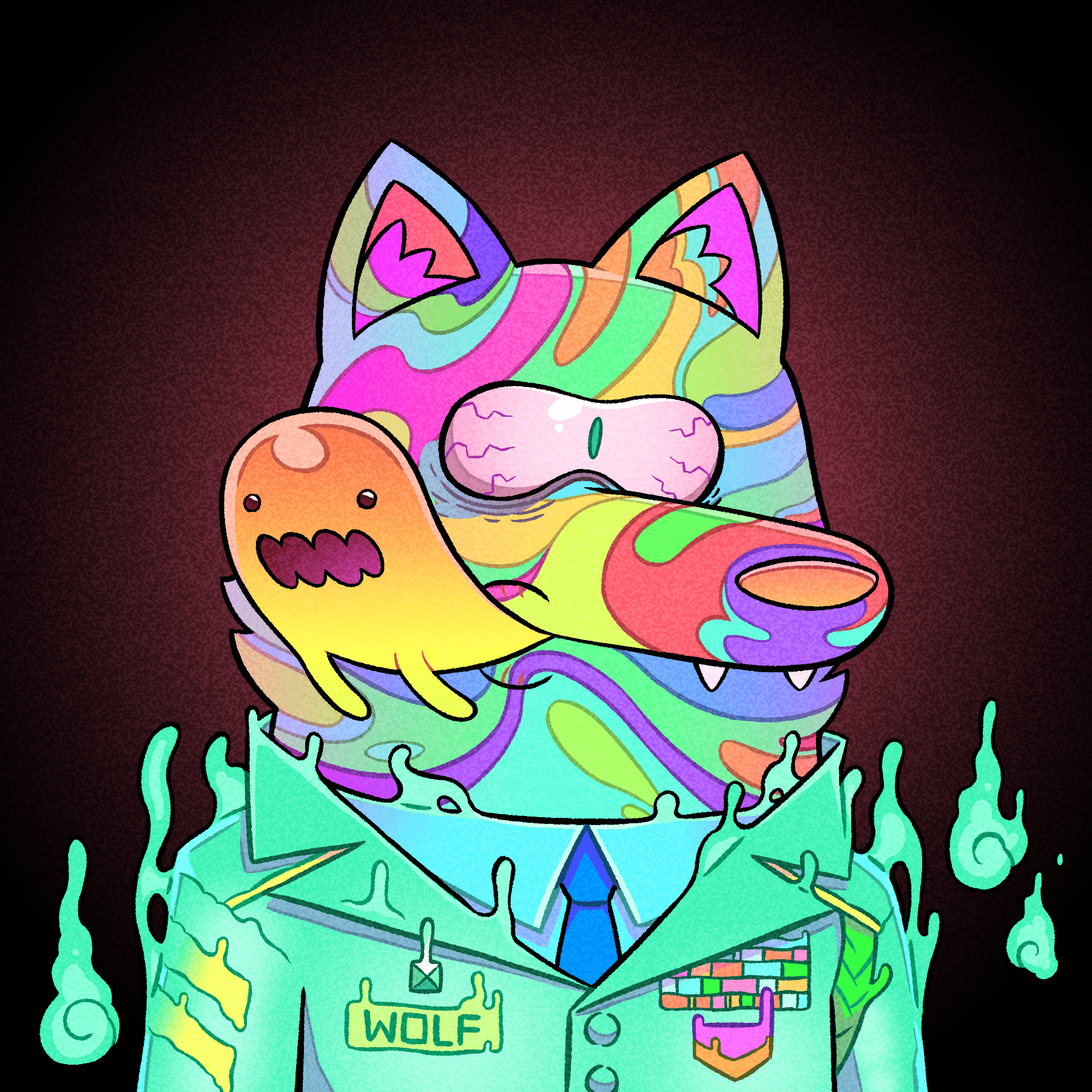 Trippy Wolves #793