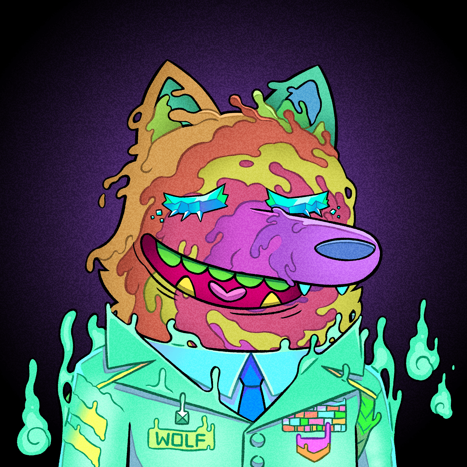 Trippy Wolves #997