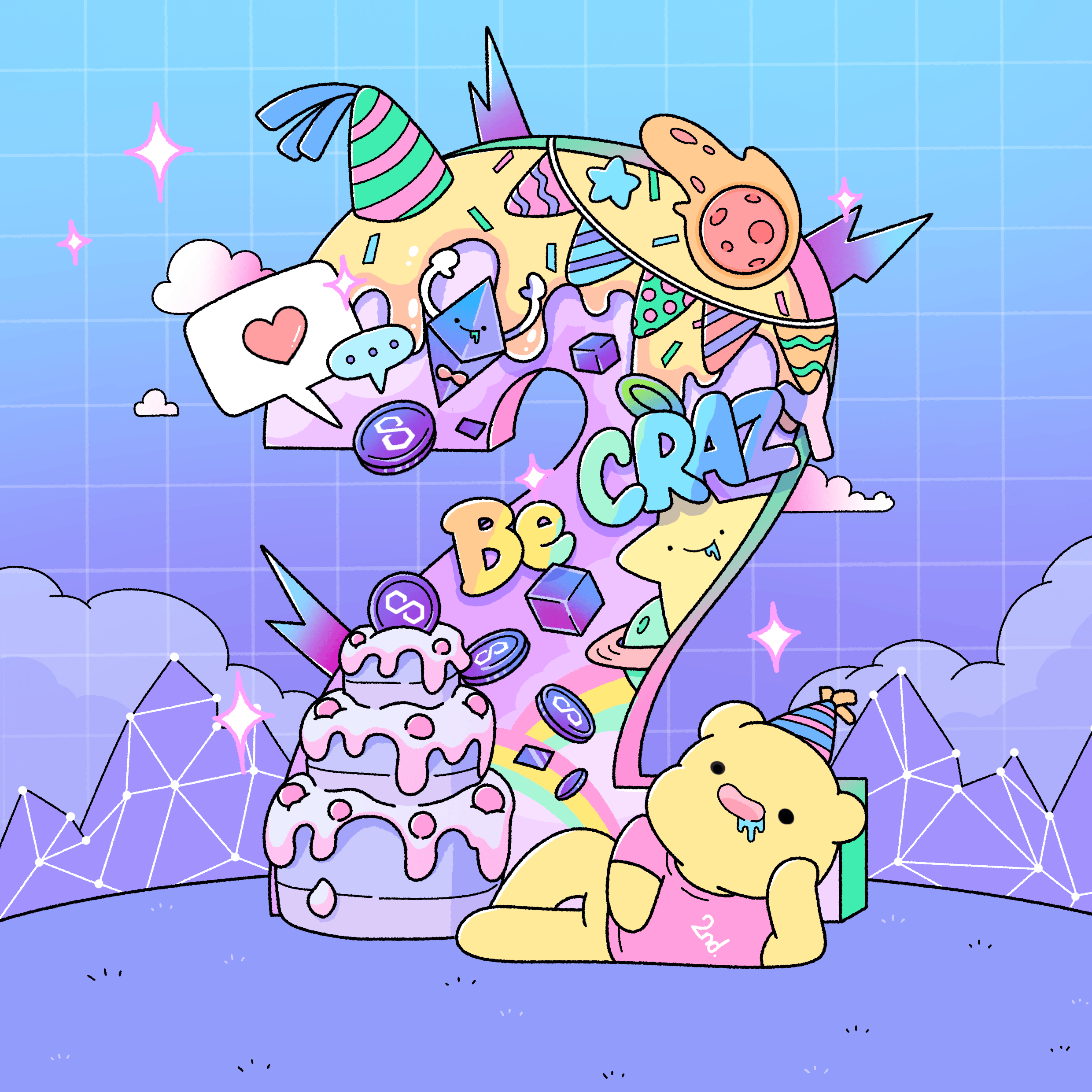 2nd Anniversary Beardrop