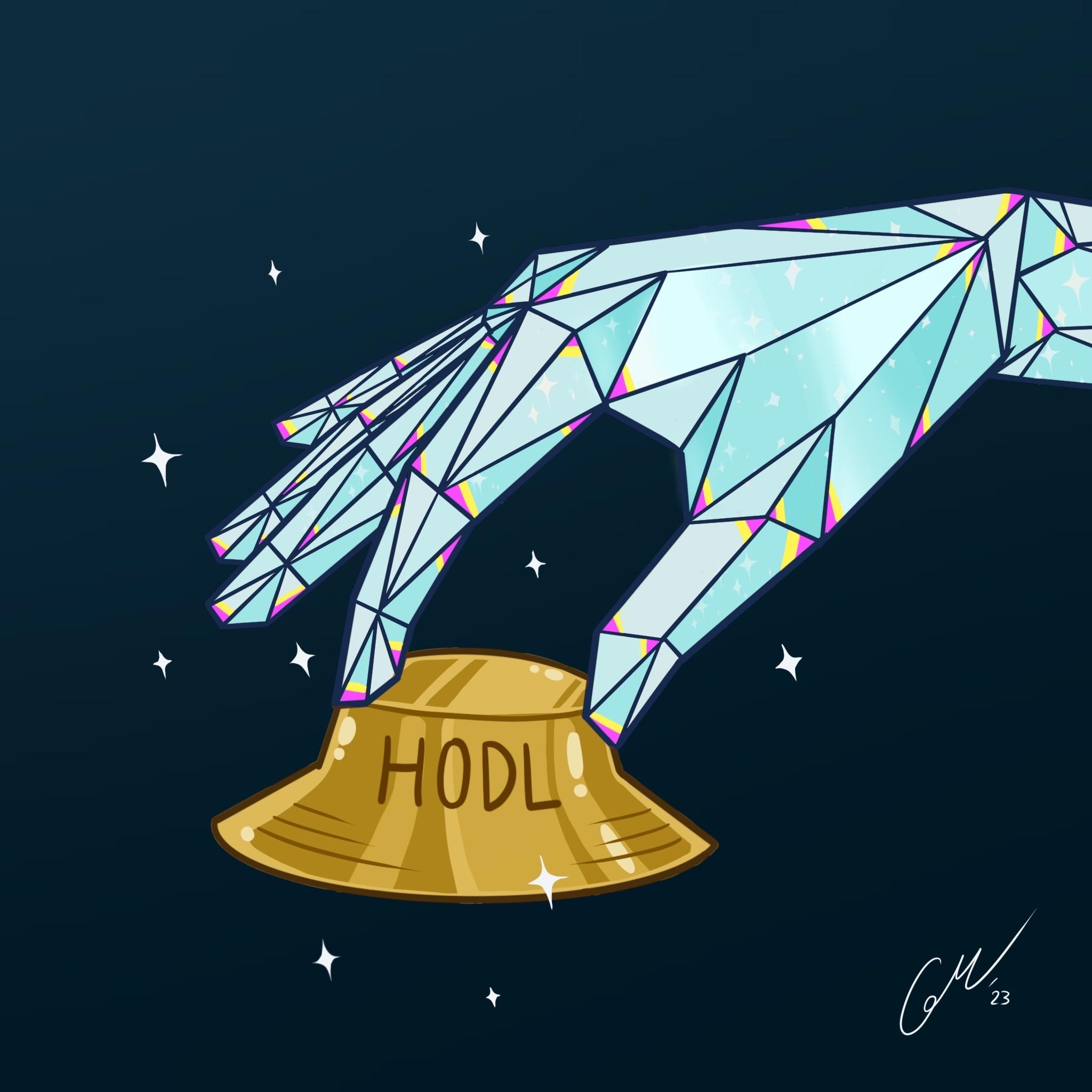 DIAMOND HAND HODLER – by u/GlowyMushroom