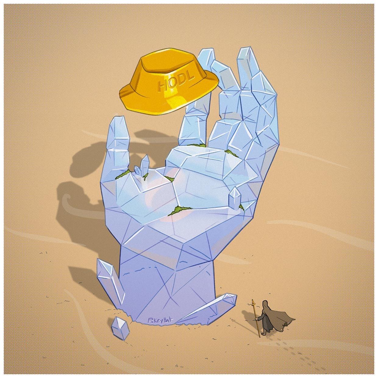 DIAMOND HAND HODLER – by u/hey_barry (Pokeyhat)