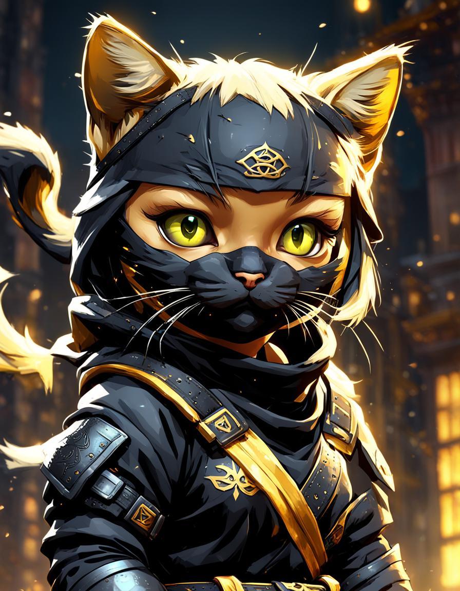 Baby Cat Ninja 01