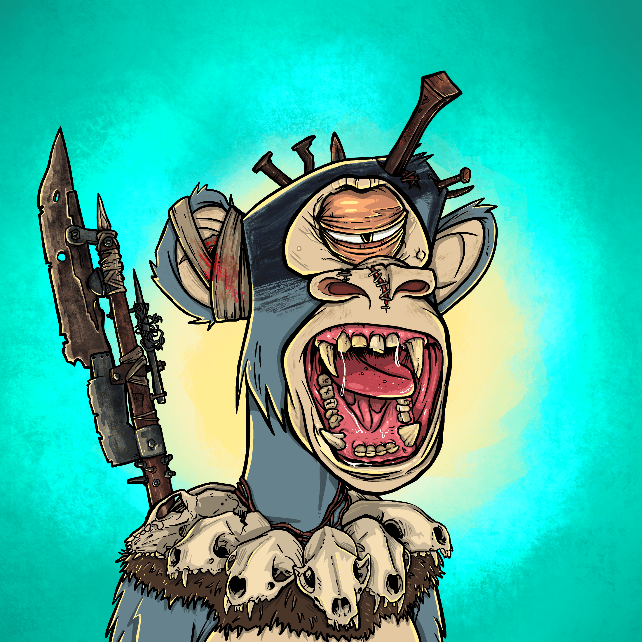 Apocalyptic Apes #7014