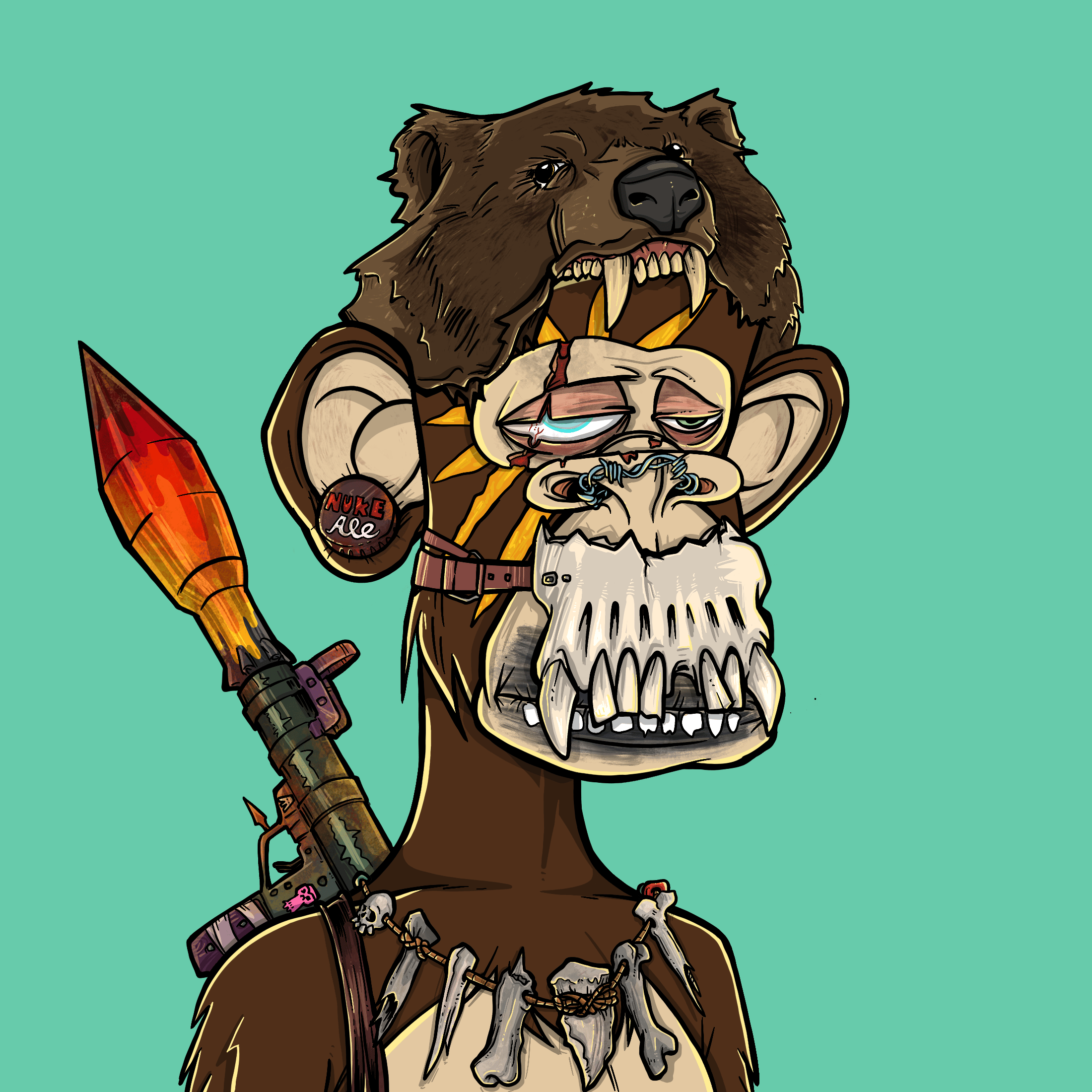 Apocalyptic Apes #7086