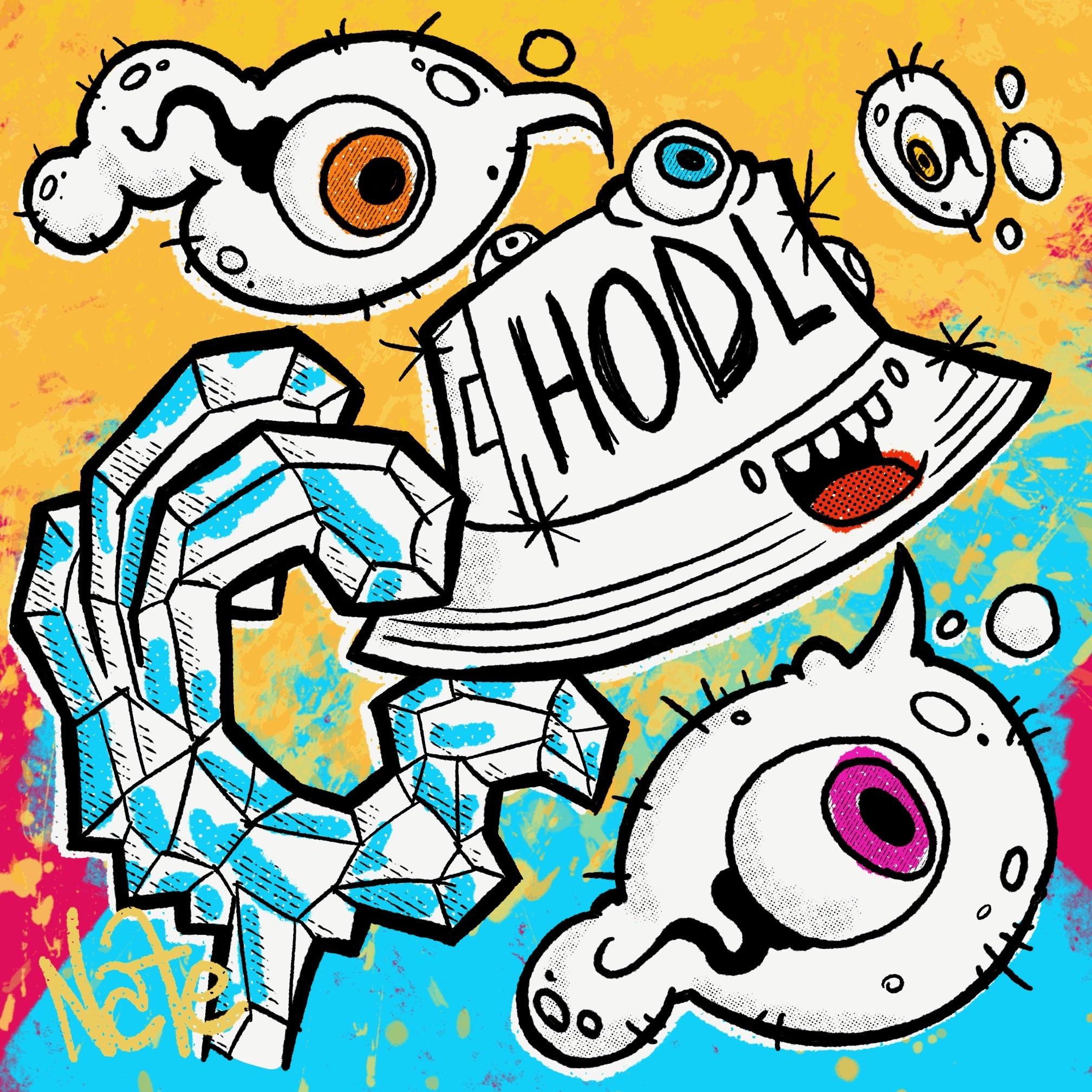 DIAMOND HAND HODLER – by u/mantrakid