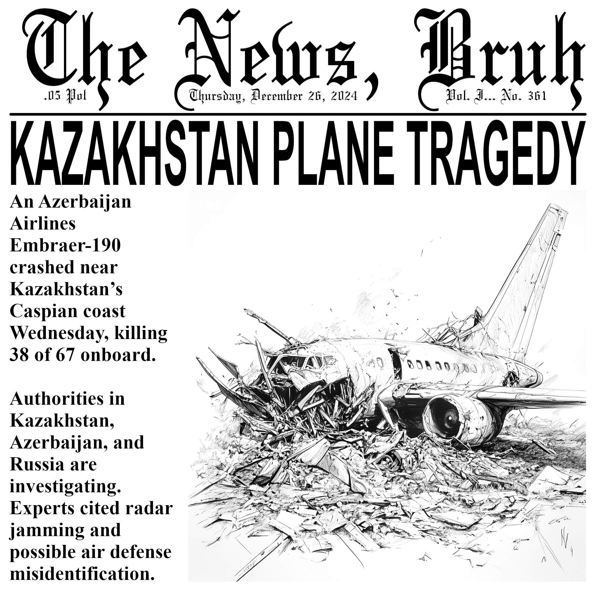 The News, Bruh. Vol. I No. 361