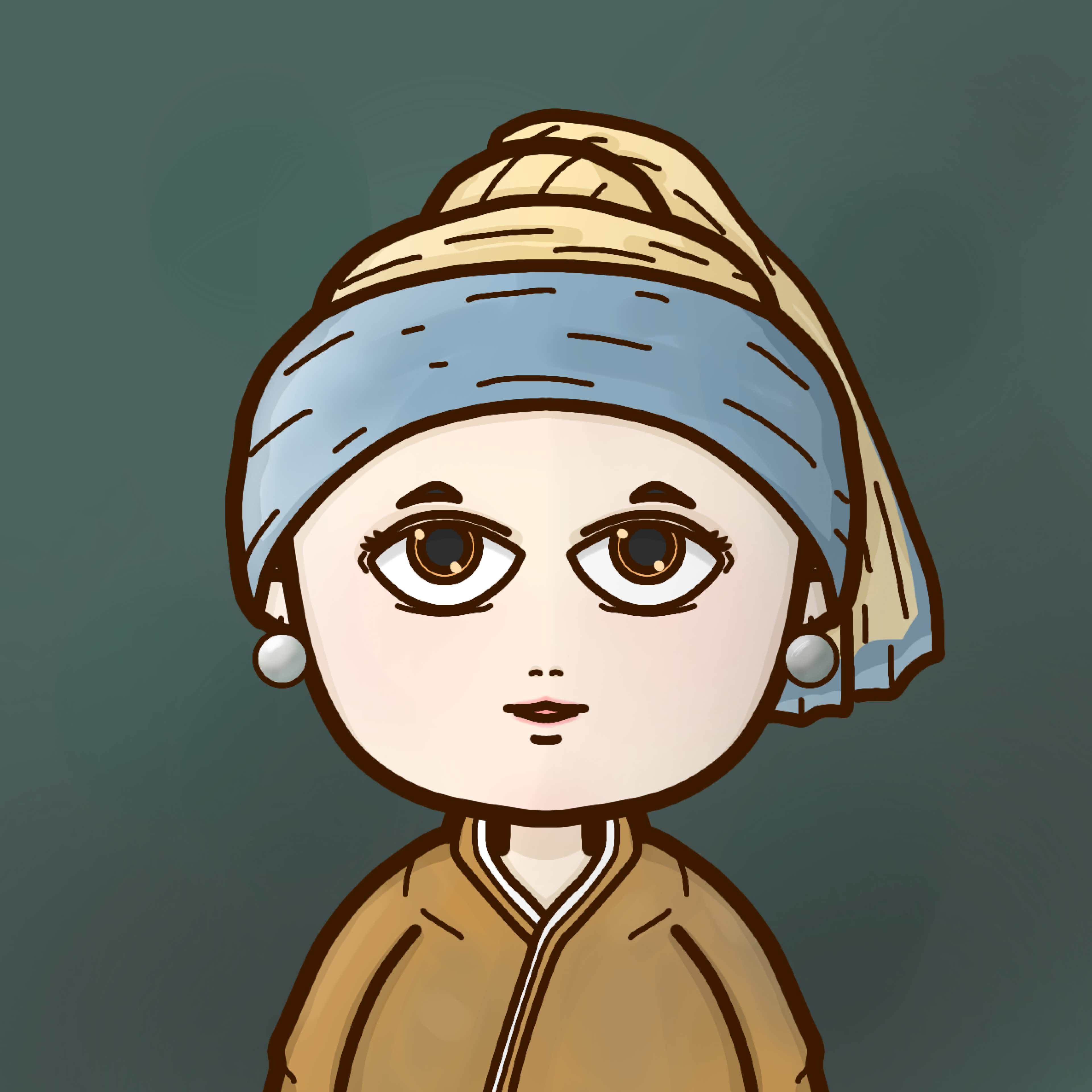 Goblin Girl With The Pearl Earring