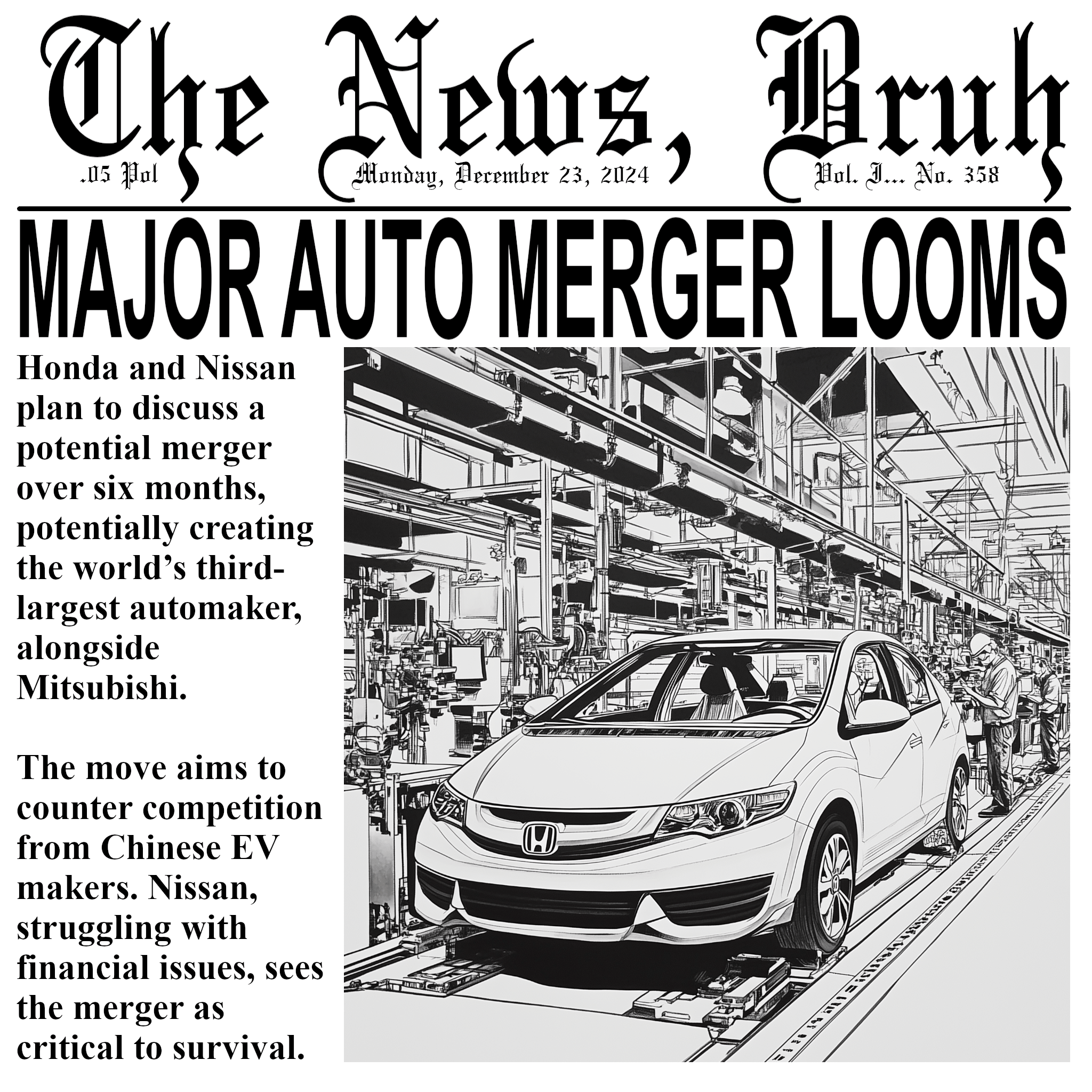 The News, Bruh. Vol. I No. 358