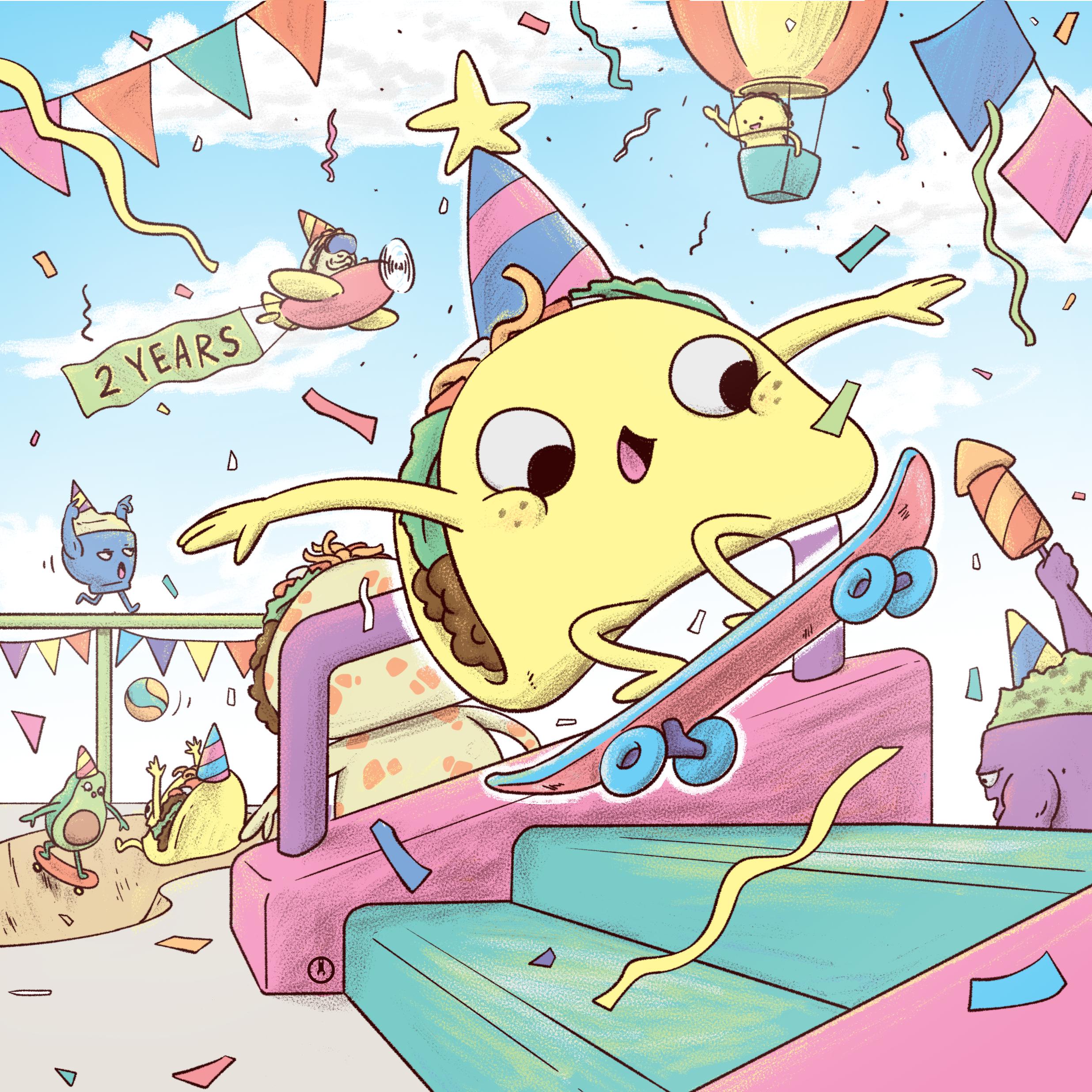 Taco Tribe 2 Year Anniversary