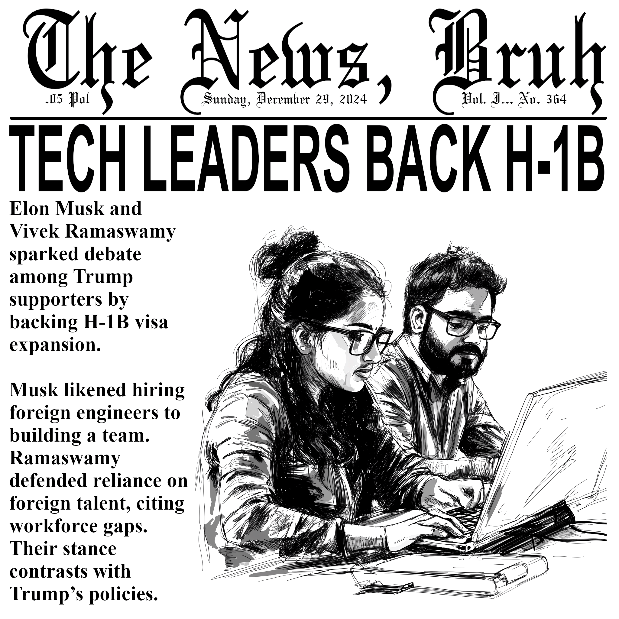 The News, Bruh. Vol. I No. 364