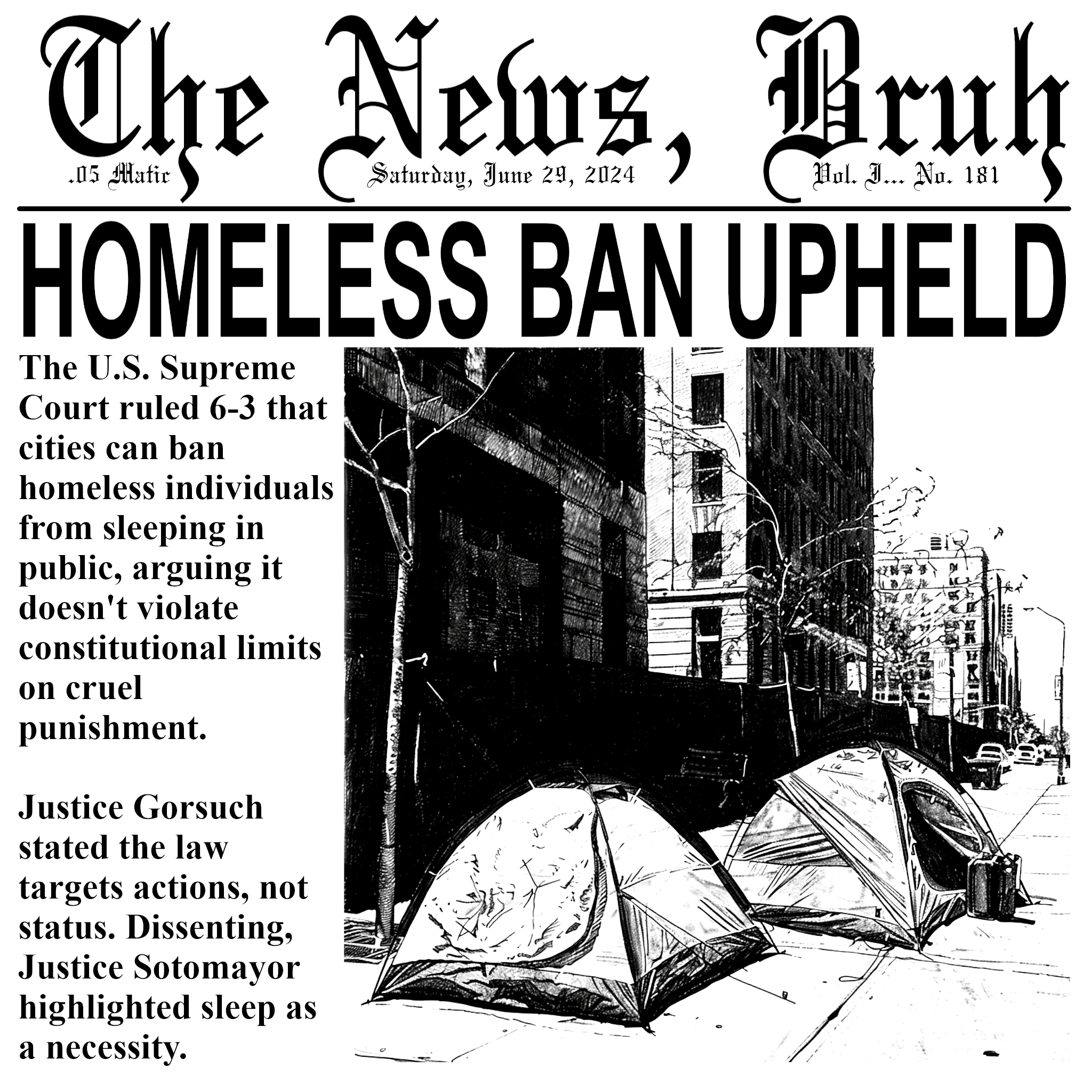 The News, Bruh. Vol. I No. 181