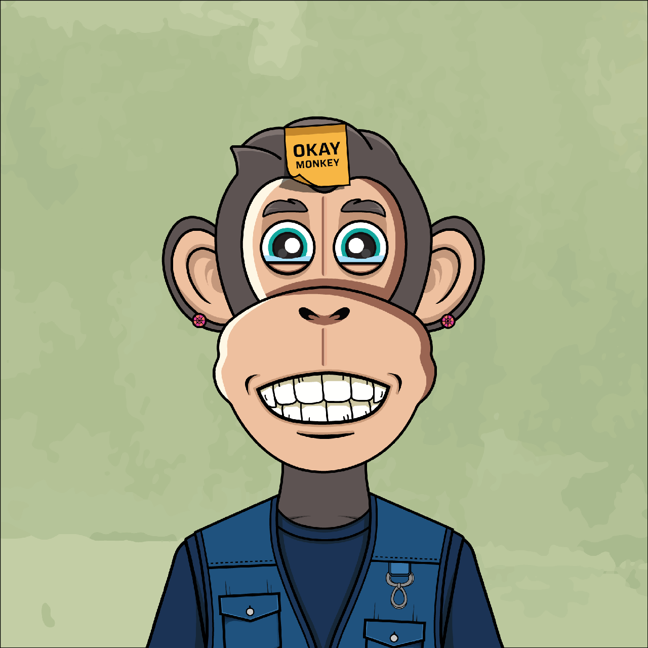 OKAY MONKEY NFT #100