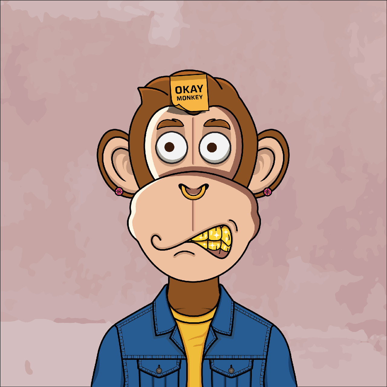 OKAY MONKEY NFT #1077