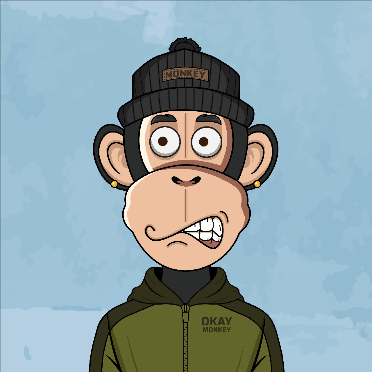 OKAY MONKEY NFT #1186