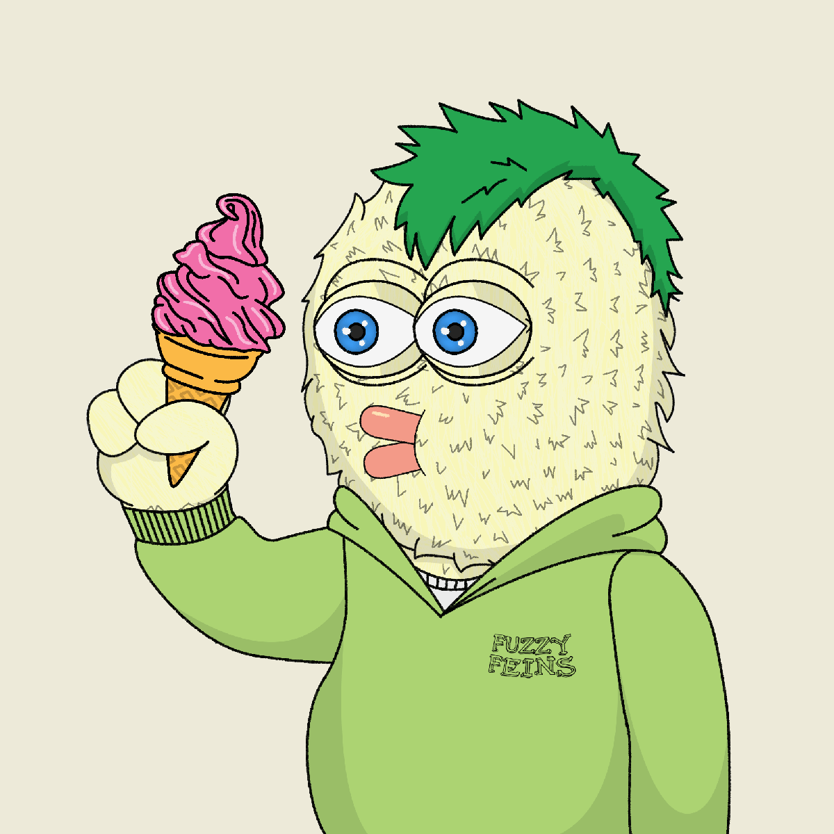 Fuzzy Feins #6967