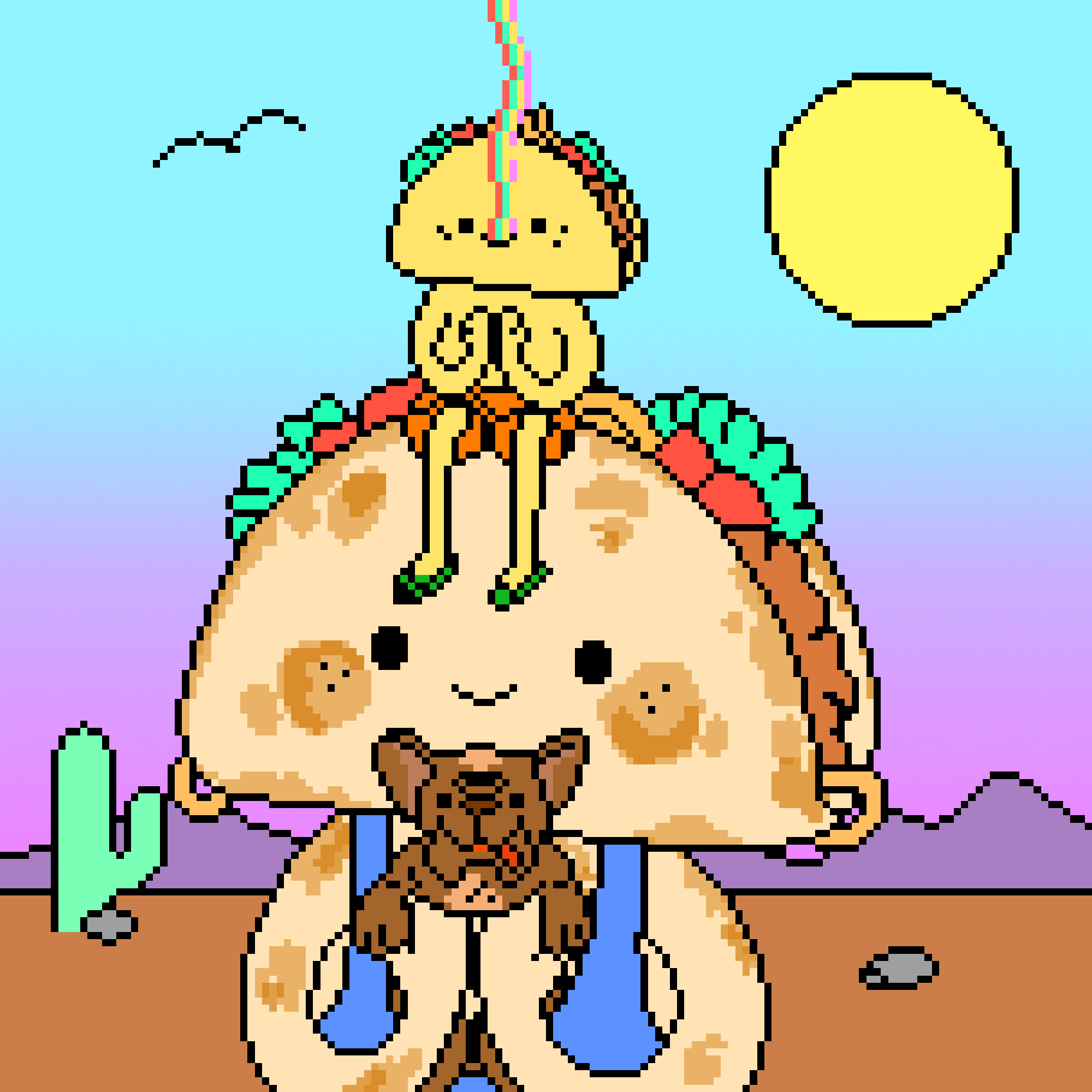 Pixel Doodled Tacos #106