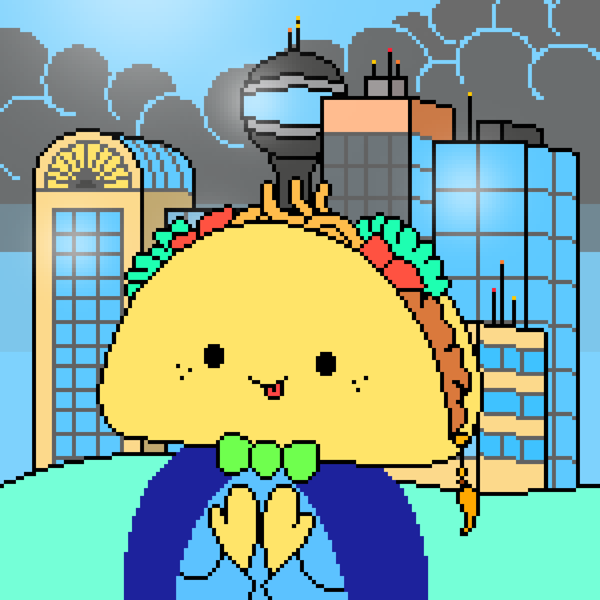 Pixel Doodled Tacos #254