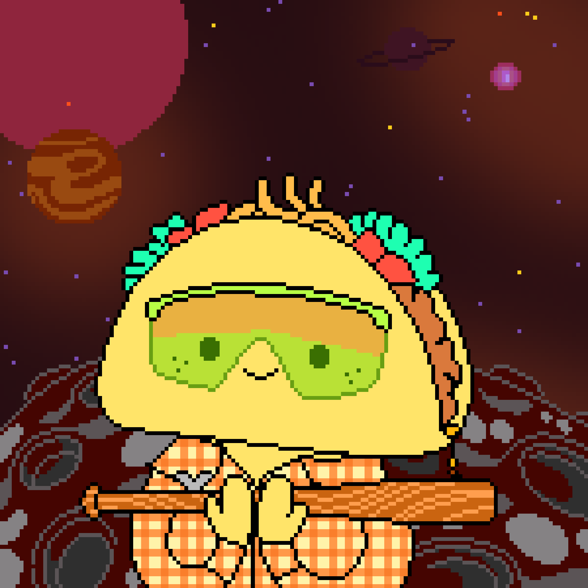 Pixel Doodled Tacos #68