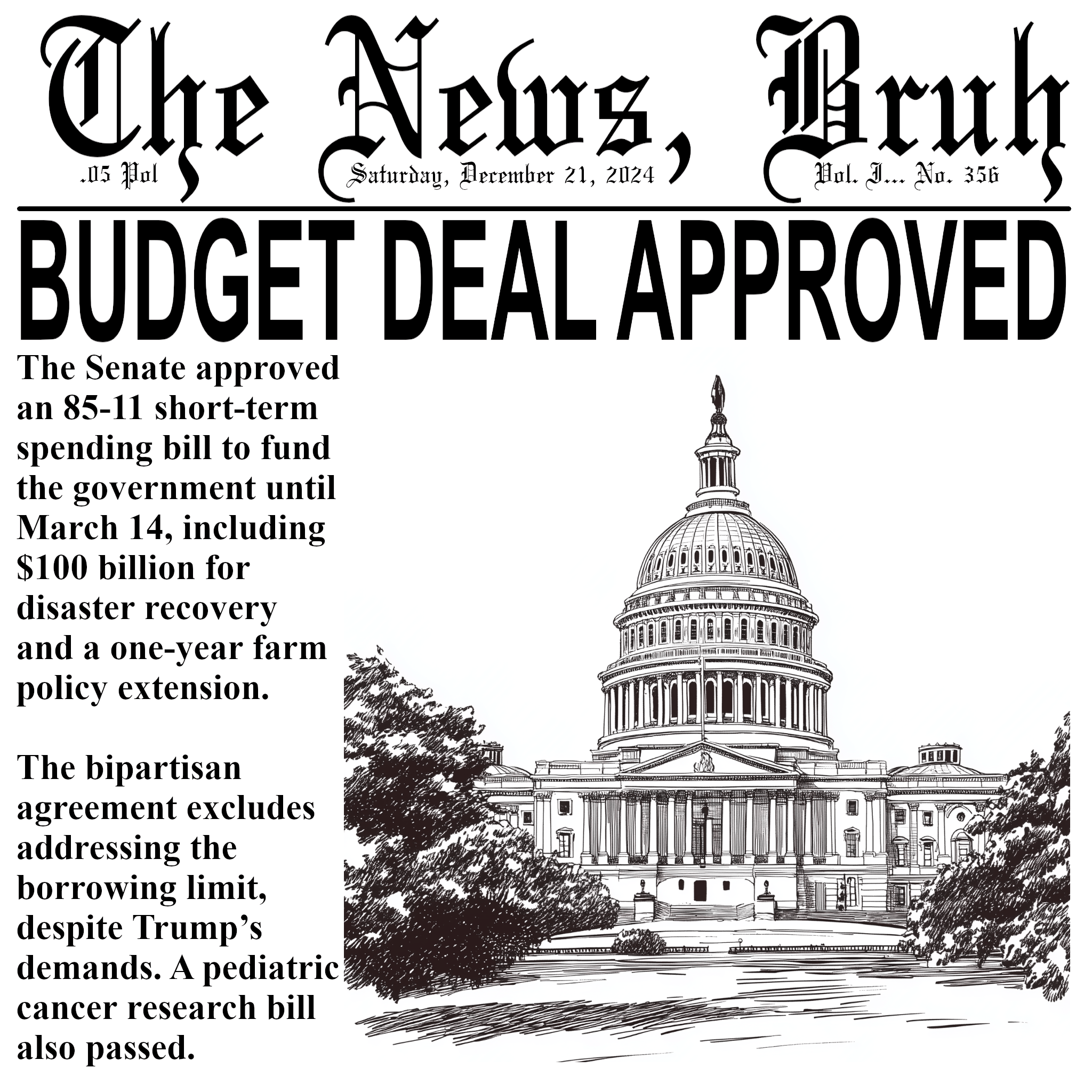 The News, Bruh. Vol. I No. 356