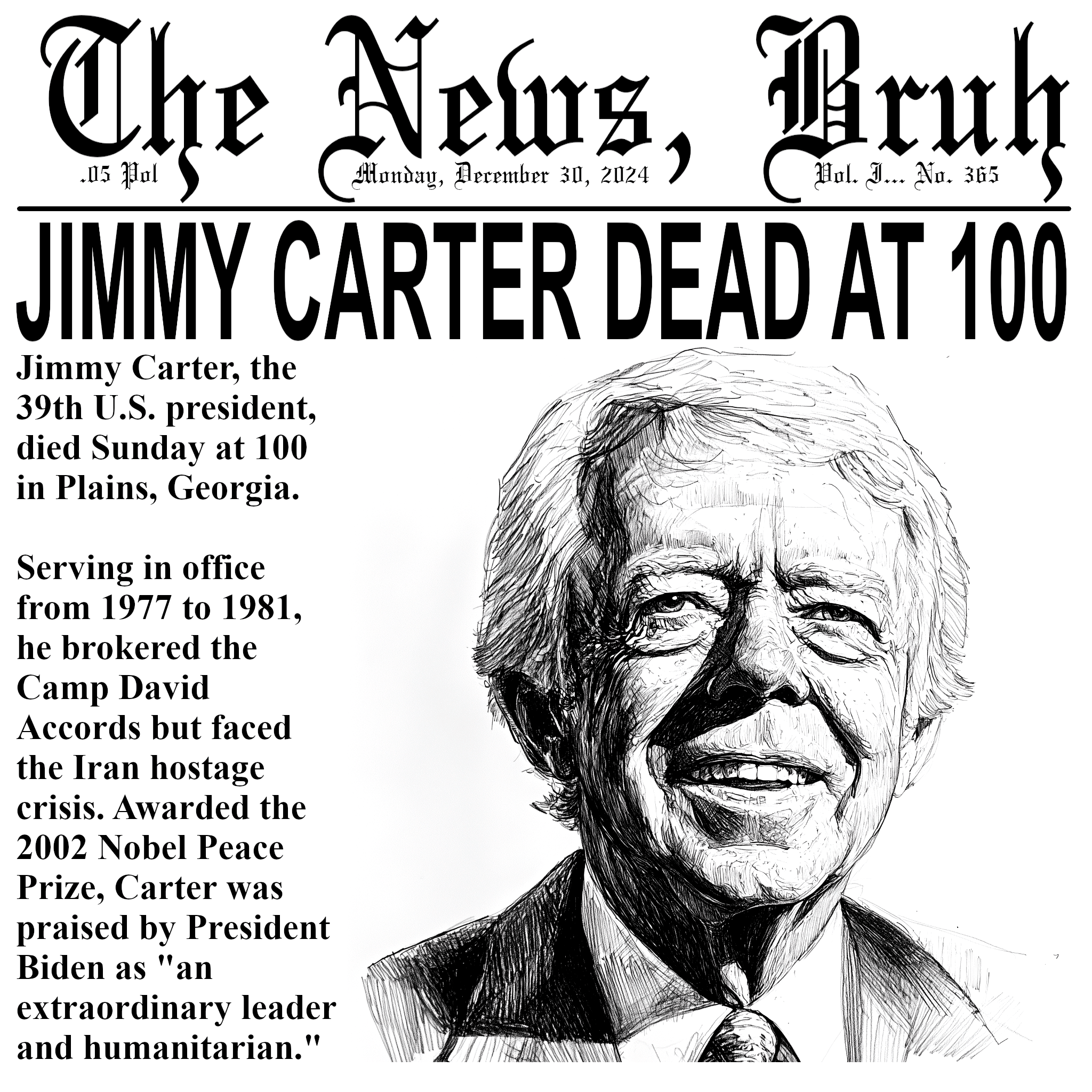 The News, Bruh. Vol. I No. 365