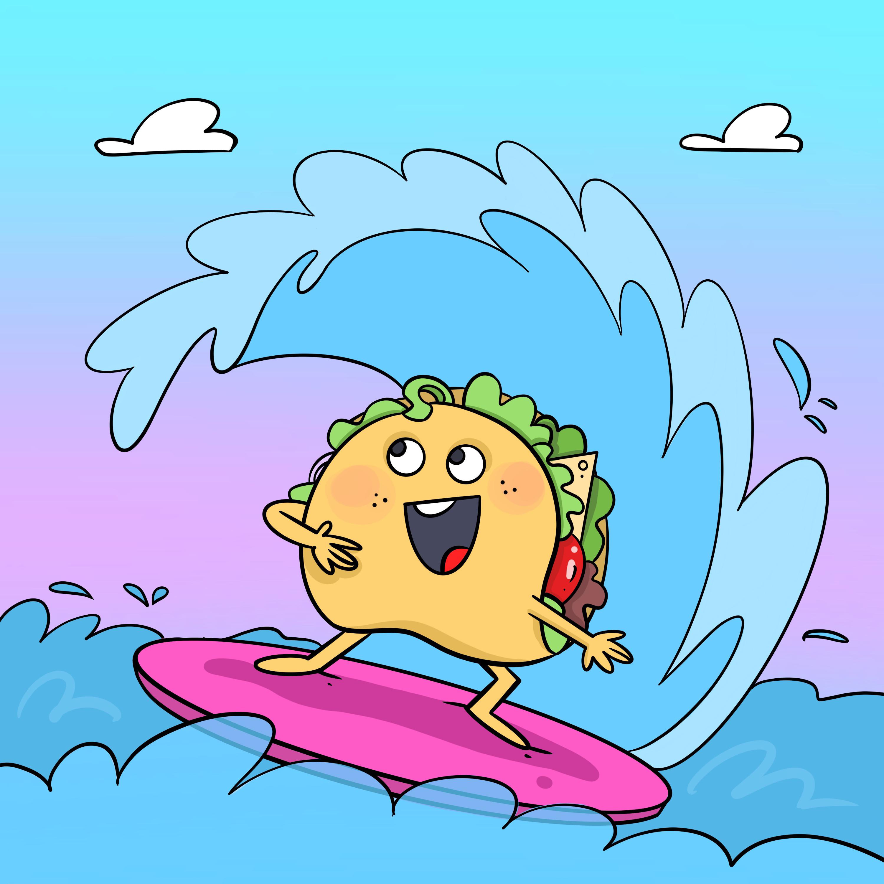 Surfing Taco